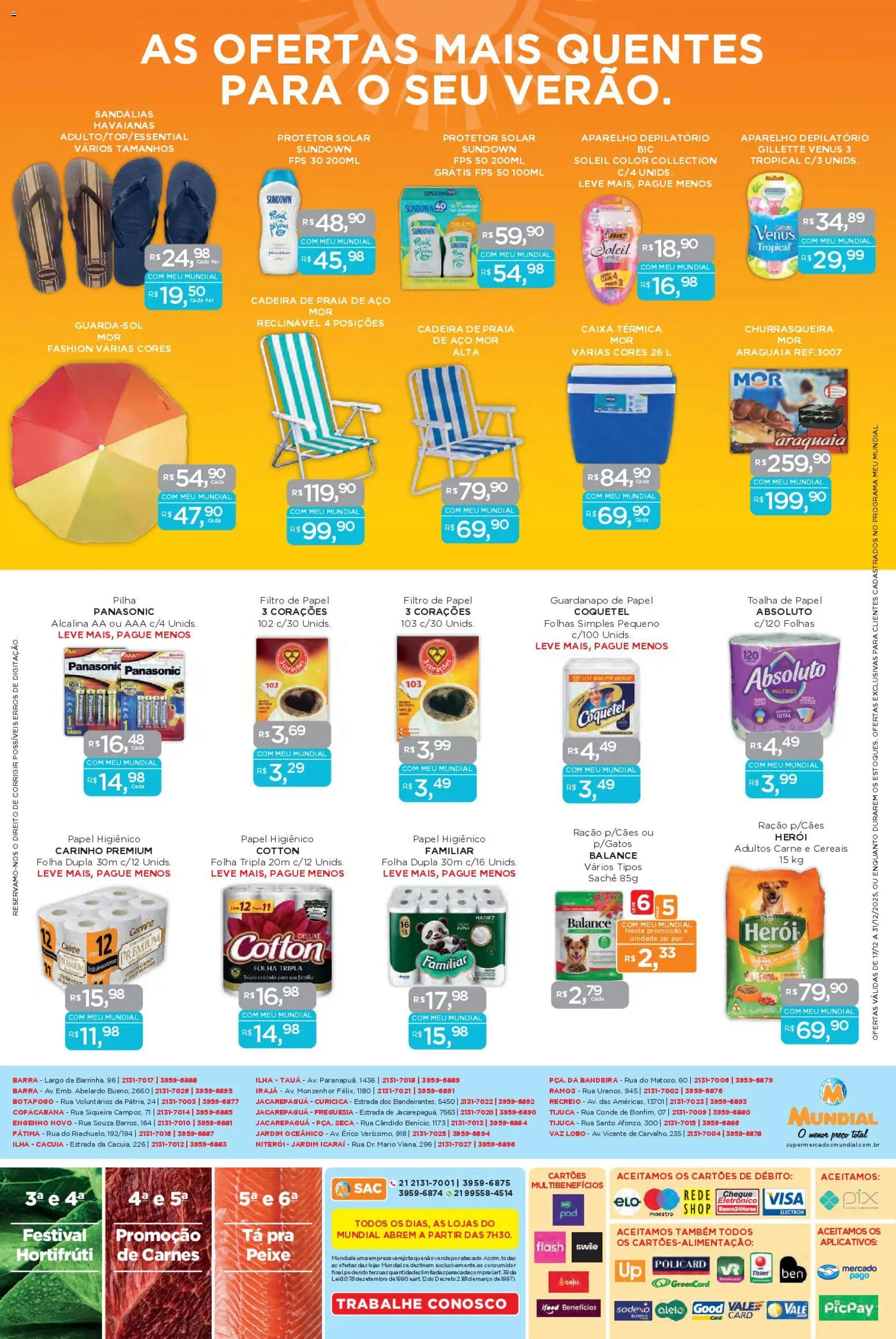 Mundial Folheto - válido de 17.12.2025 | Página: 12 | Produtos: Filtro de papel, Cadeira, Caixa, Pá
