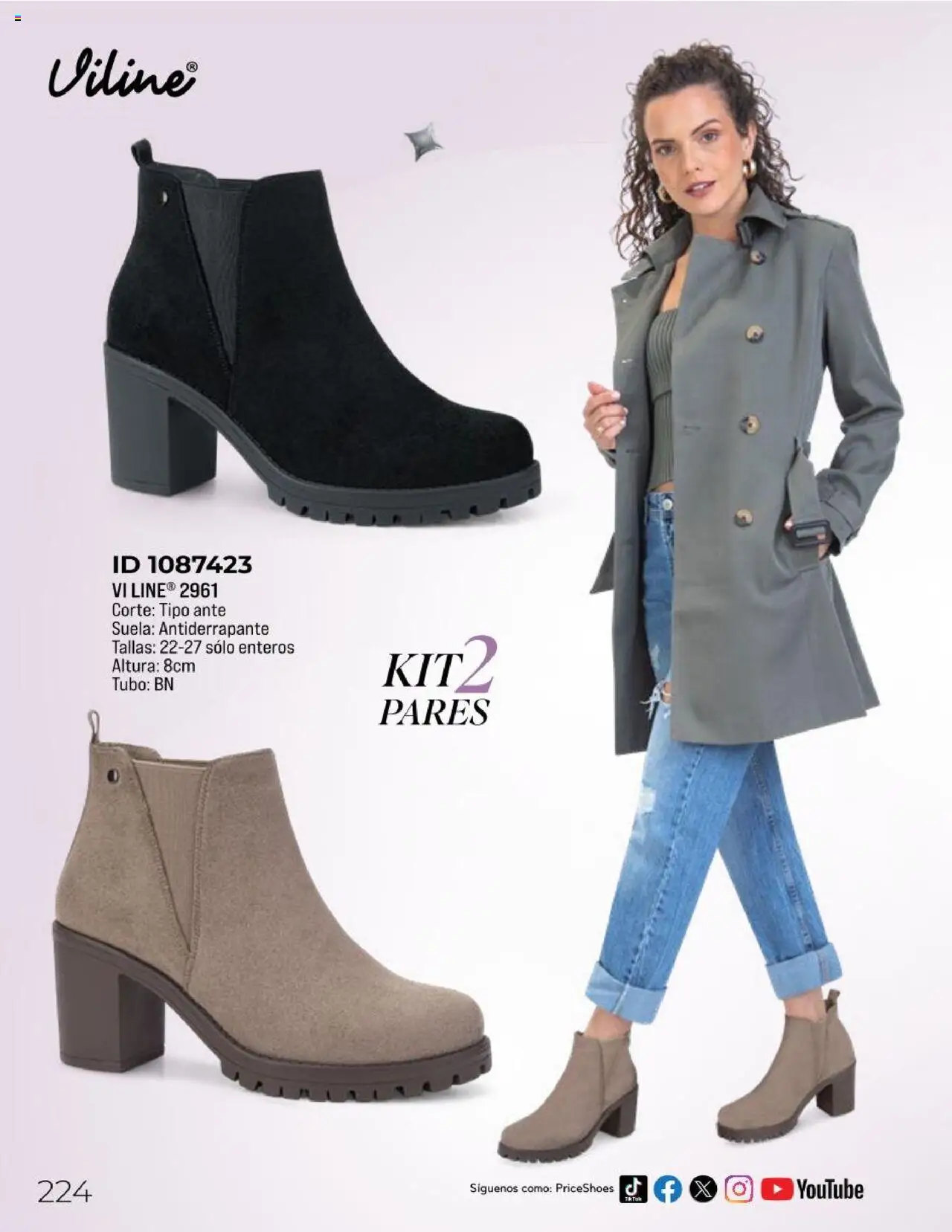 Nuevas ofertas de Price Shoes válidas en toda la República Mexicana desde el 05.05.2025. ¡Encuentra las mejores ofertas en Price Shoes catálogo Todo En 1 2025! | Página: 222