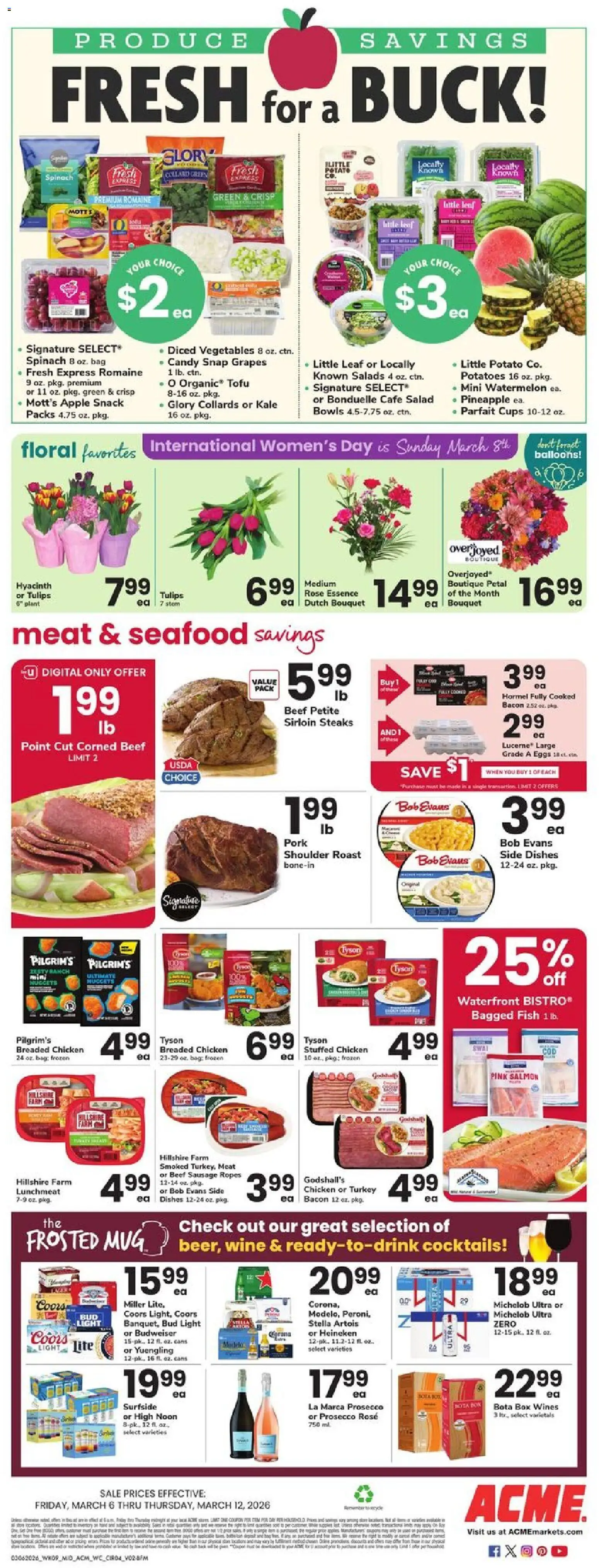 Acme Weekly Ad - PA - valid from 06.03.2026 | Page: 4 | Products: Wine, Beef, Salad, Watermelon