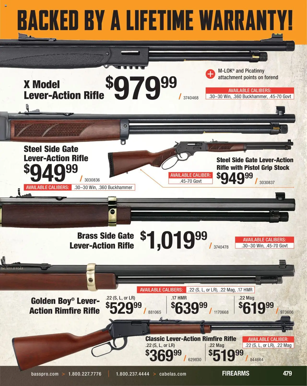 Cabela's Hunting Master 25 - valid from 11.08.2025 | Page: 479 | Products: Rimfire Rifle, Rifle, Rimfire