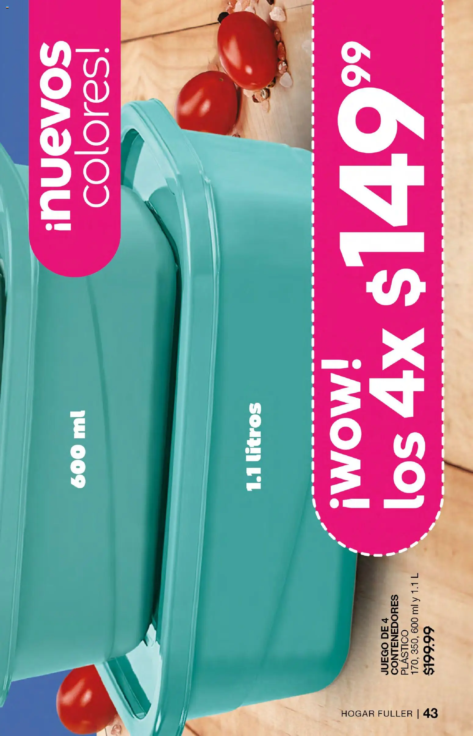 Nuevas ofertas de Fuller válidas en toda la República Mexicana desde el 04.03.2026. ¡Encuentra las mejores ofertas en Fuller campaña 24 2026! | Página: 43 | Productos: Juego