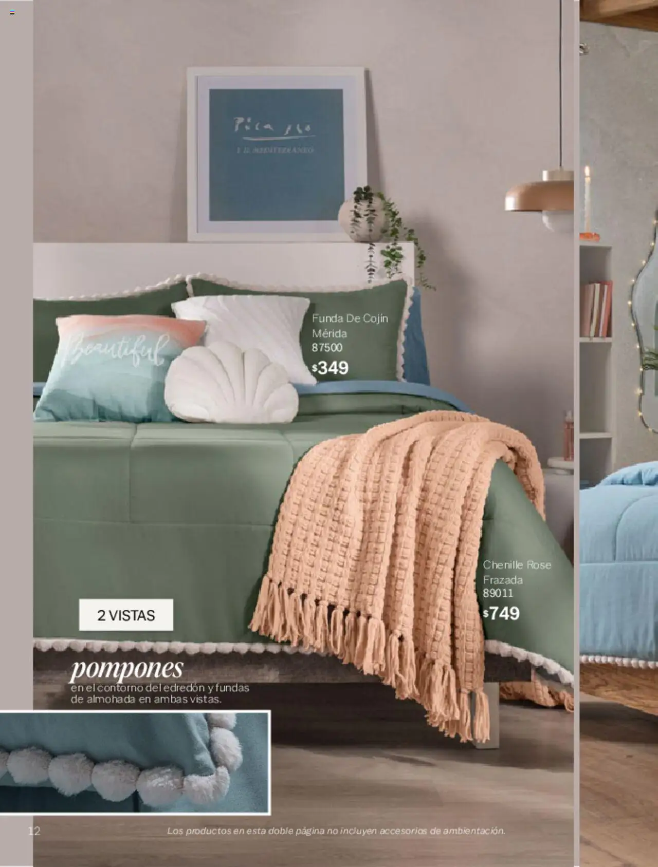 Nuevas ofertas de Vianney válidas en toda la República Mexicana desde el 07.03.2025. ¡Encuentra las mejores ofertas en Vianney catálogo Primavera! | Página: 14 | Productos: Contorno, Funda, Almohada