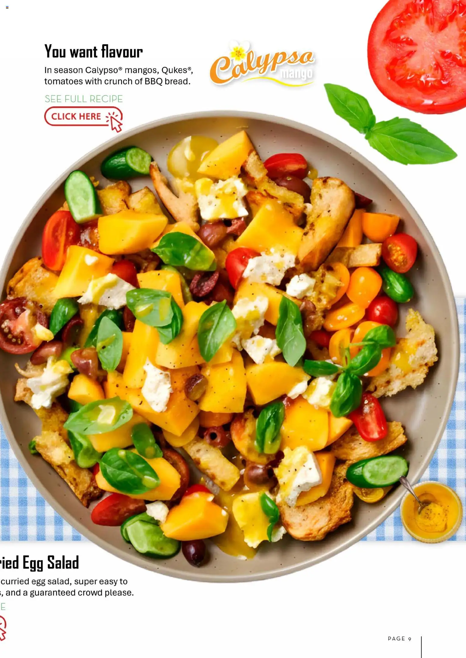 Drakes catalogue - valid from 01.01.2026 | Page: 9 | Products: Tomatoes, Salad, Mango