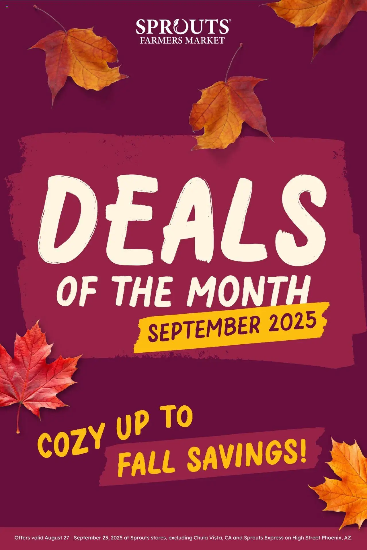 Sprouts Monthly Ad - valid from 27.08.2025 | Page: 1