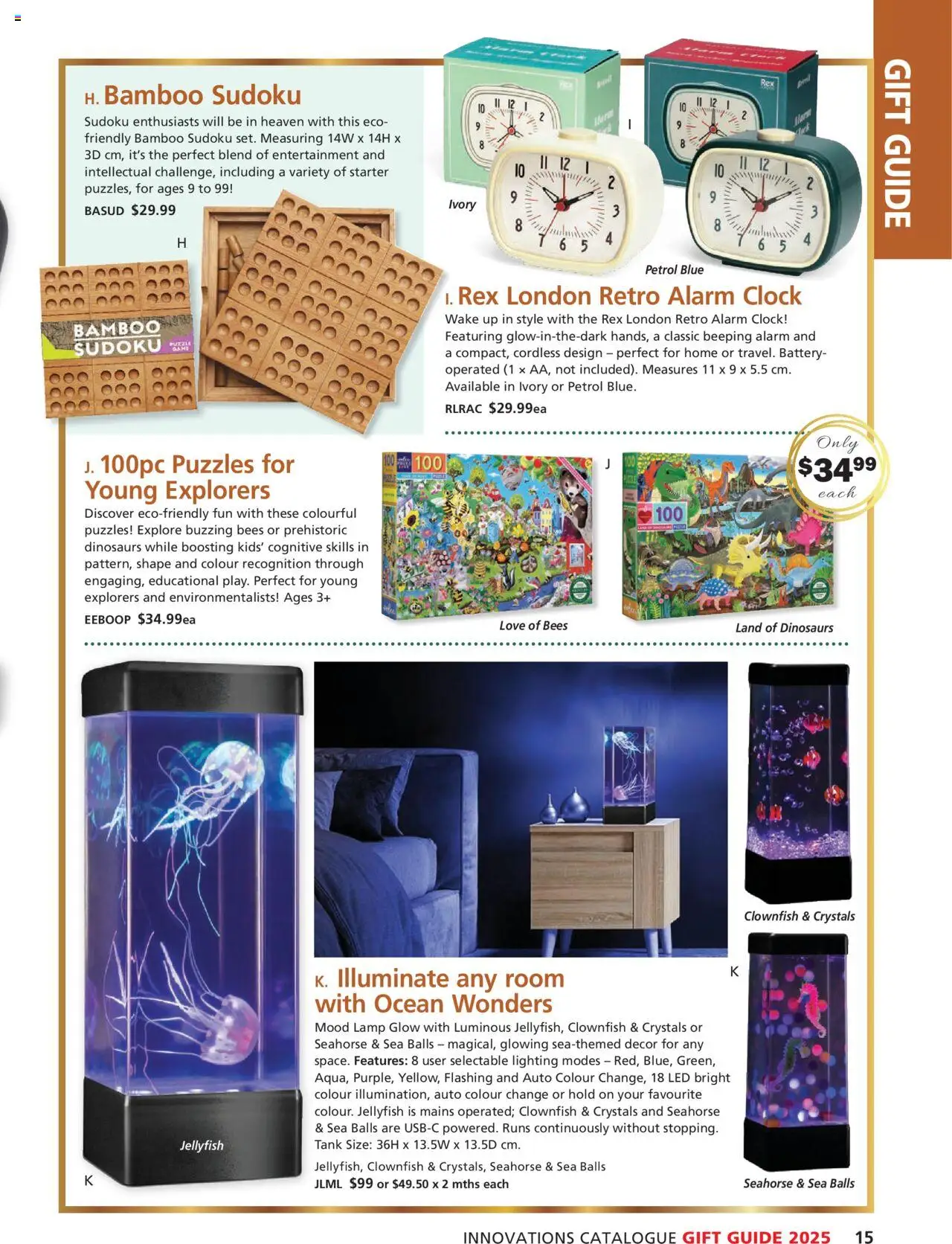 Innovations catalogue - valid from 22.10.2025 | Page: 15 | Products: Decor, Lamp, Clock, Alarm clock