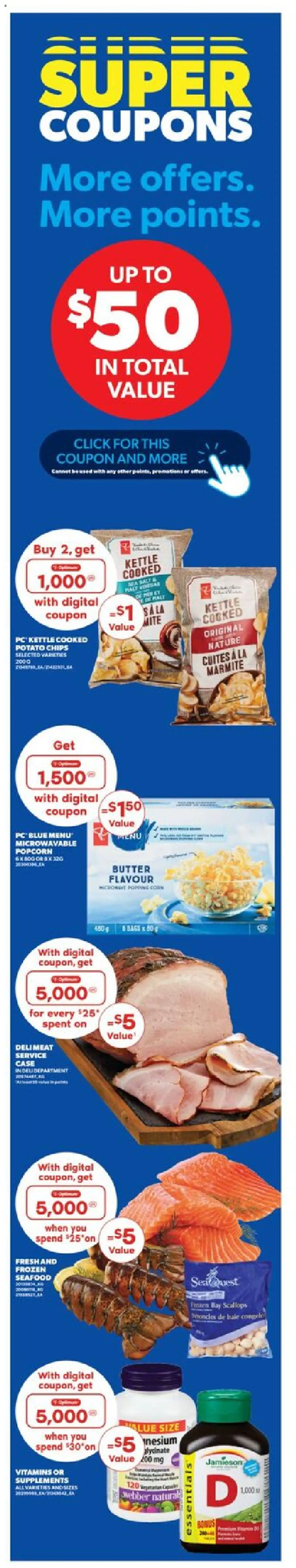 Real Canadian Superstore flyer valid from 02.10.2025 | Page: 4 | Products: Chips, PC, Case, Kettle