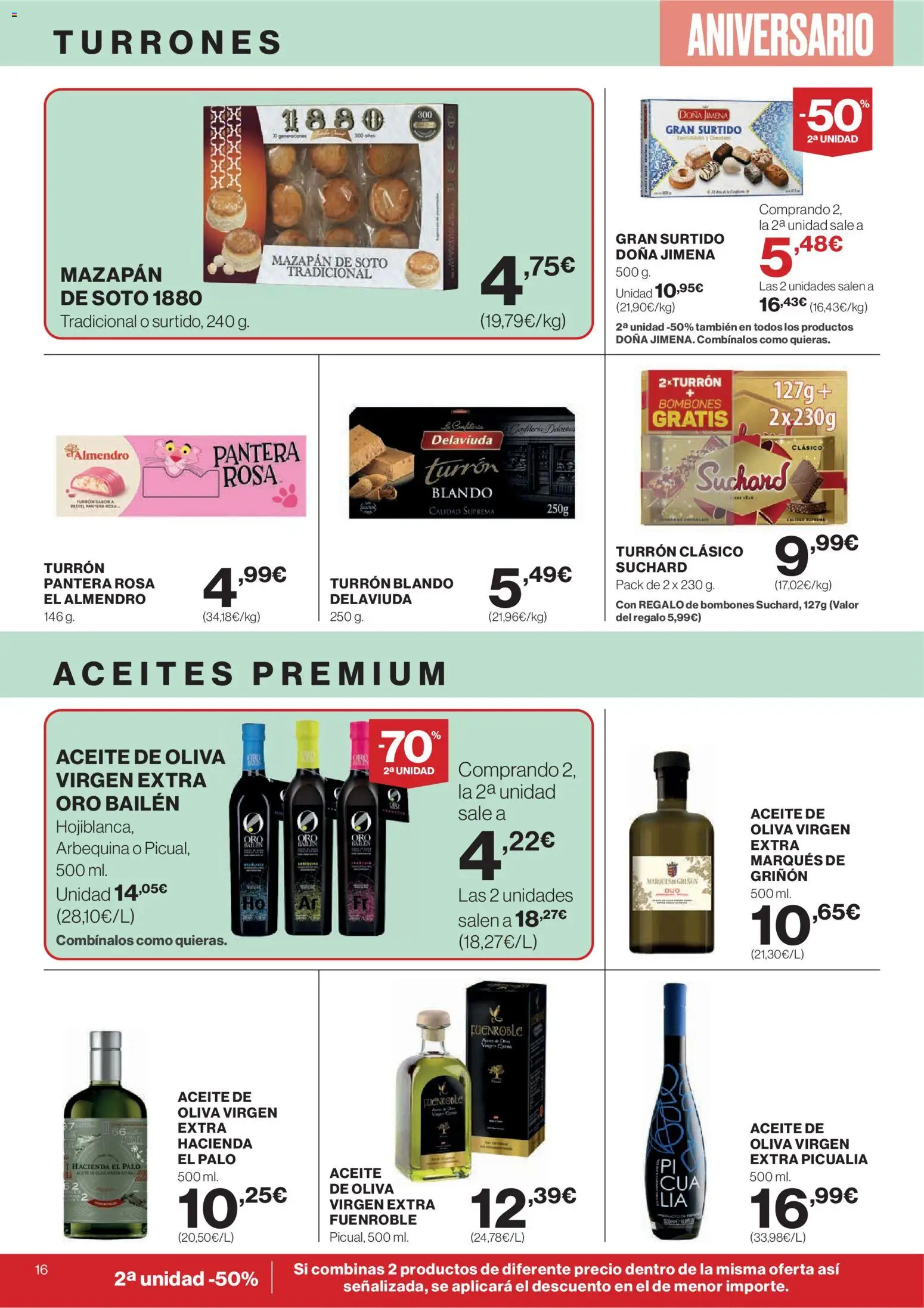 Nuevas ofertas de El Corte Inglés válidas en toda la República Mexicana desde el 23.10.2025. ¡Encuentra las mejores ofertas en El Corte - Catálogo Que necesitas hoy! | Página: 22 | Productos: Bombones, Aceite de oliva, Aceite, Turrón
