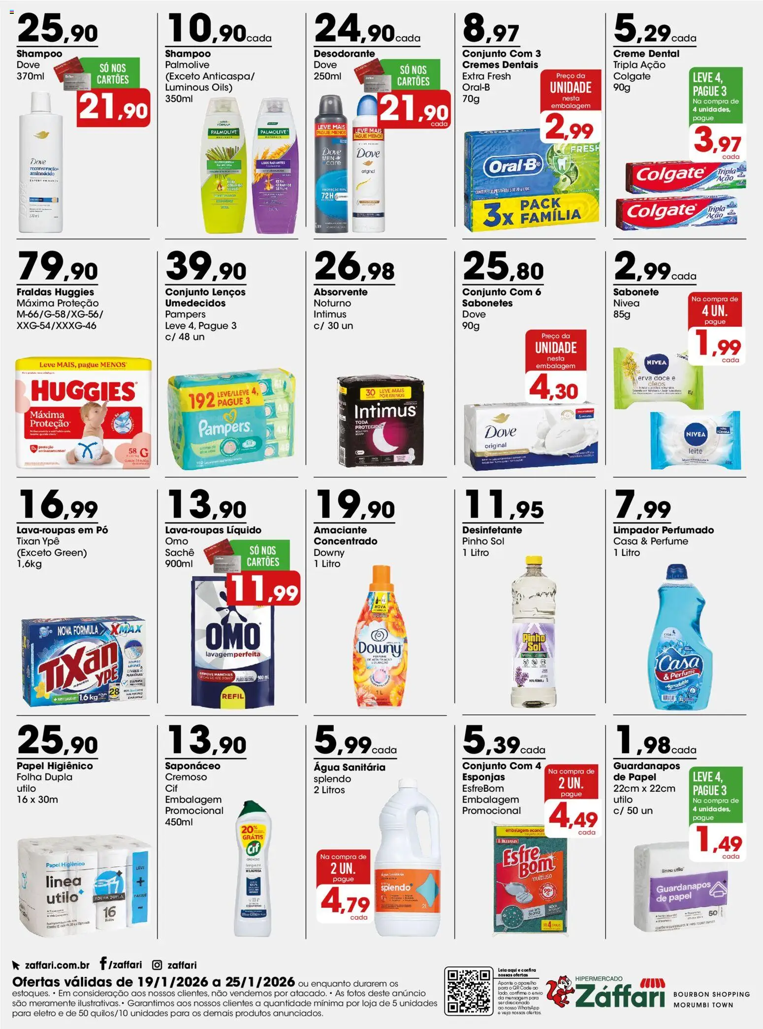 Zaffari Folheto - válido de 19.01.2026 | Página: 4 | Produtos: Perfume, Pó, Bourbon, Saponáceo