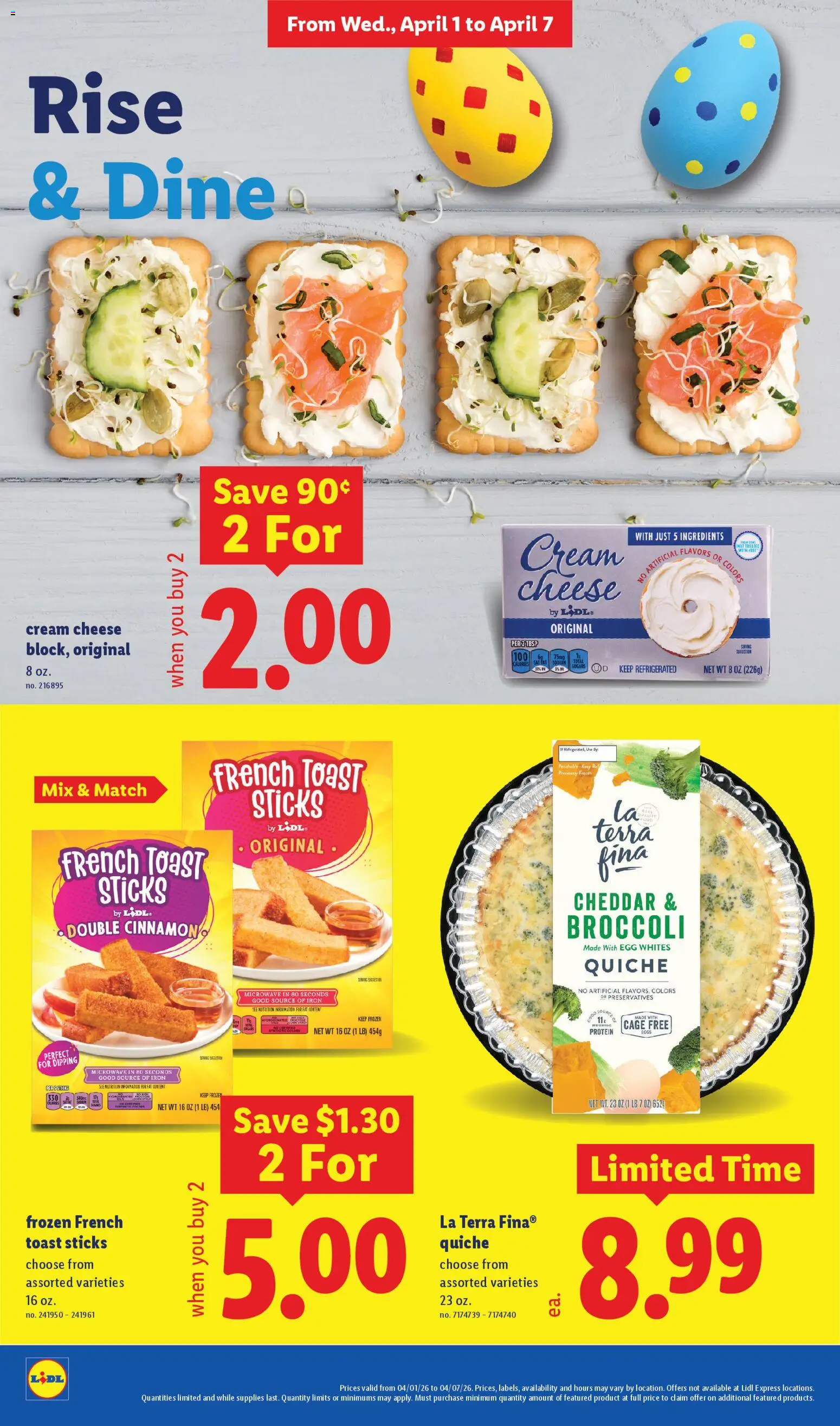Lidl Weekly Ad - valid from 01.04.2026 | Page: 2 | Products: Broccoli, Cheese, Microwave, Iron