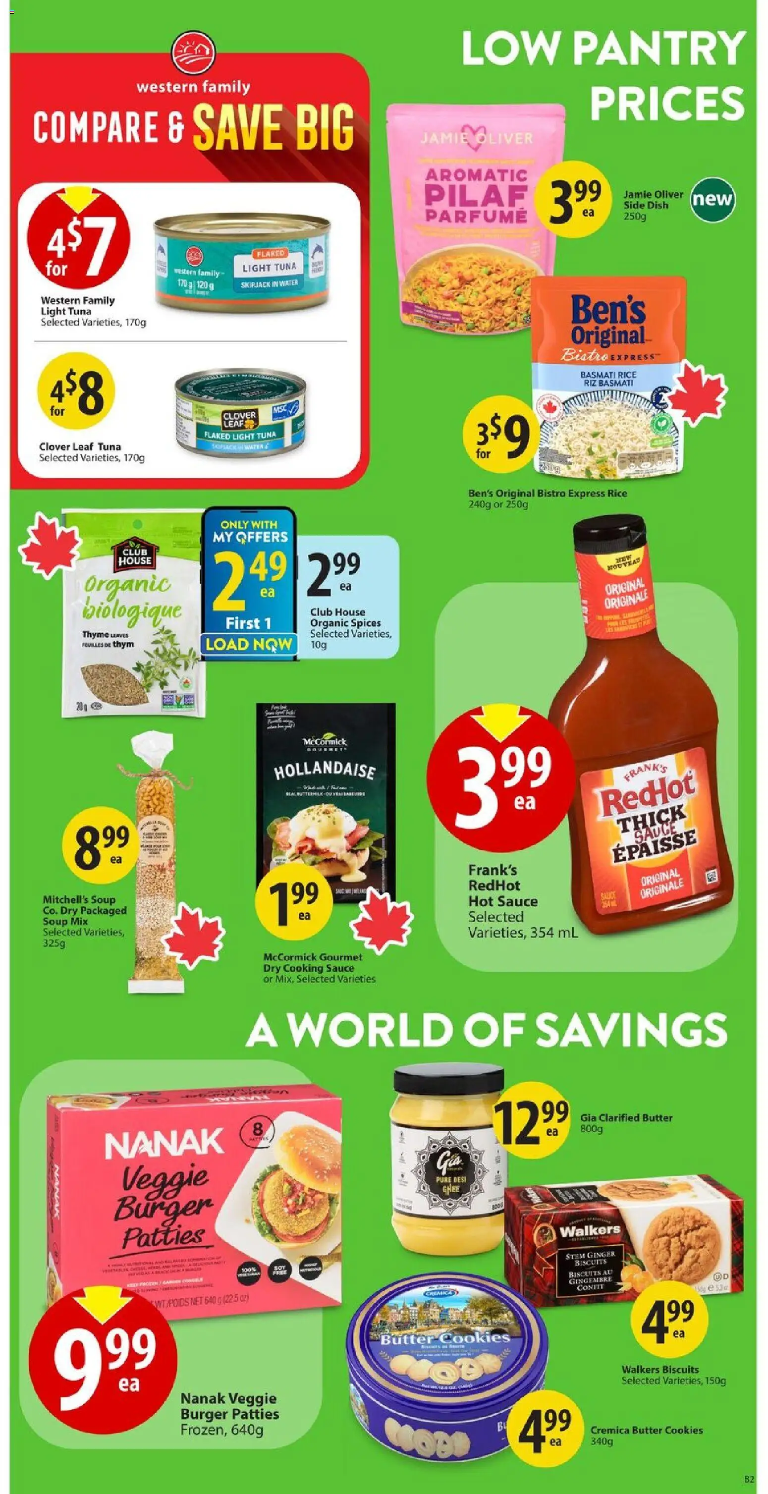 Save on foods flyer valid from 23.10.2025 | Page: 16 | Products: Rice, Cookies, Butter