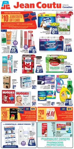 Preview of Jean Coutu weekly flyer from shop Jean Coutu valid from 19.02.2026