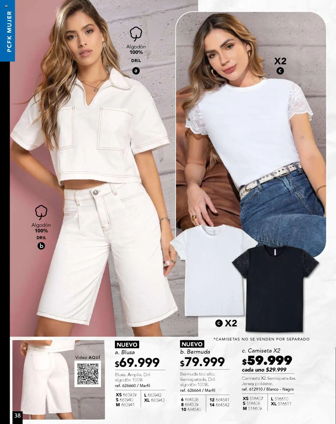 Pacifika revista - valida desde el 10.09.2025 | Página: 40 | Productos: Algodón, Bermuda, Camiseta, Blusa