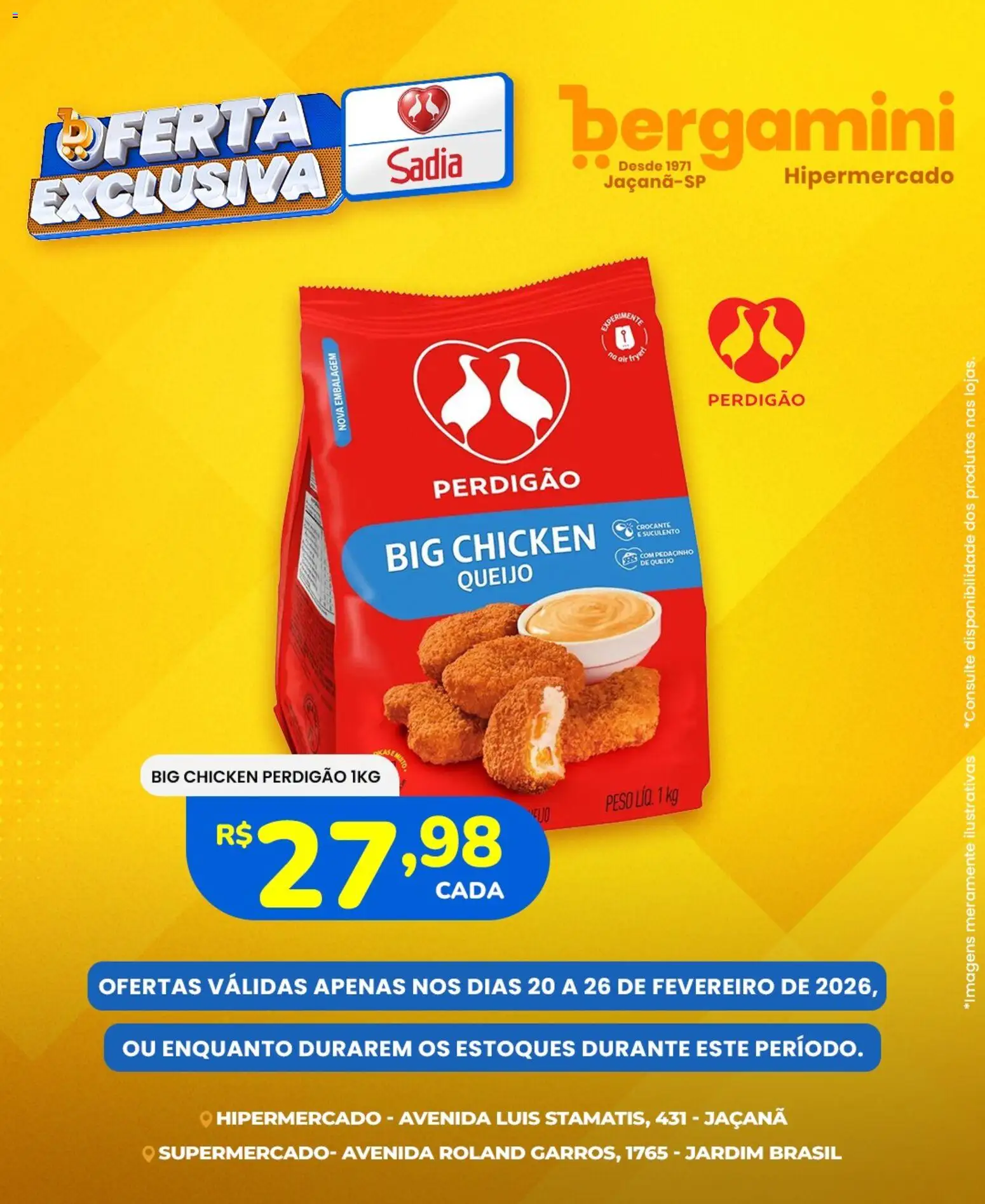 Supermercado Bergamini Folheto - válido de 20.02.2026 | Página: 7 | Produtos: Air fryer, Queijo