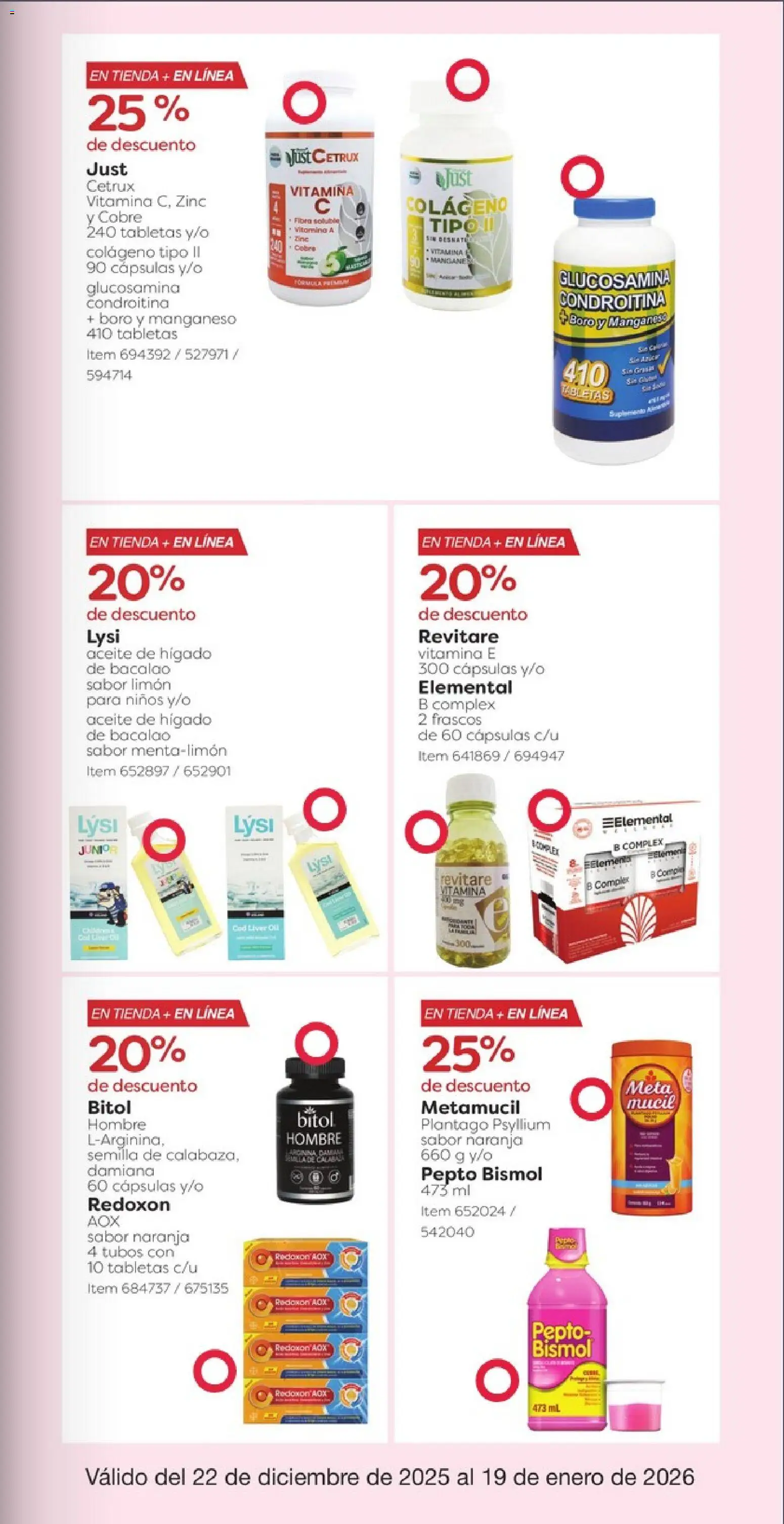 Nuevas ofertas de Costco válidas en toda la República Mexicana desde el 22.12.2025. ¡Encuentra las mejores ofertas en Costco catálogo! | Página: 35 | Productos: Limón, Aceite