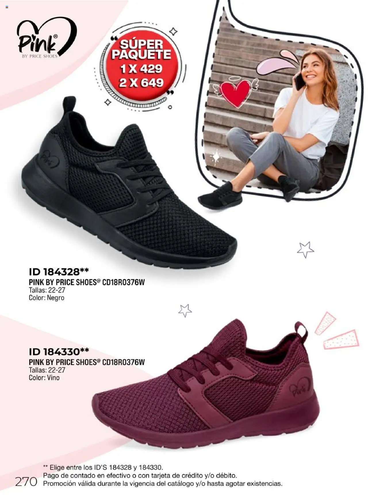 Nuevas ofertas de Price Shoes válidas en toda la República Mexicana desde el 05.05.2025. ¡Encuentra las mejores ofertas en Price Shoes catálogo Todo En 1 2025! | Página: 268 | Productos: Vino