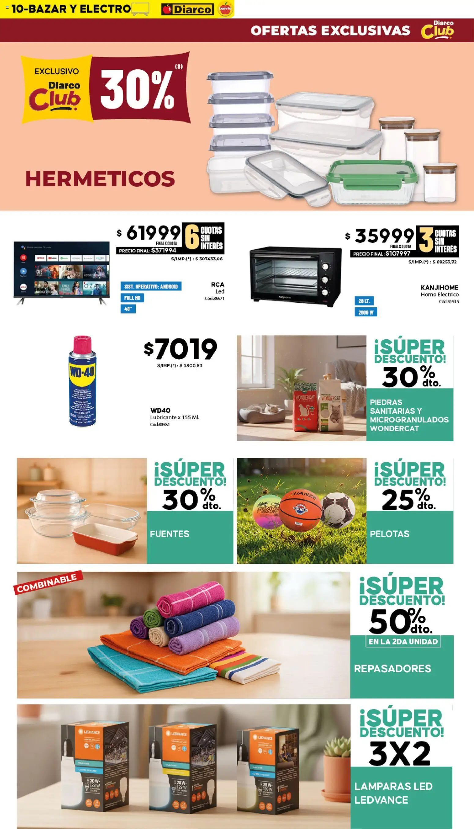 Diarco - Ofertas Diarco Barrio │ válido desde el 13.04.2026 | Página: 10 | Productos: Horno, Horno eléctrico