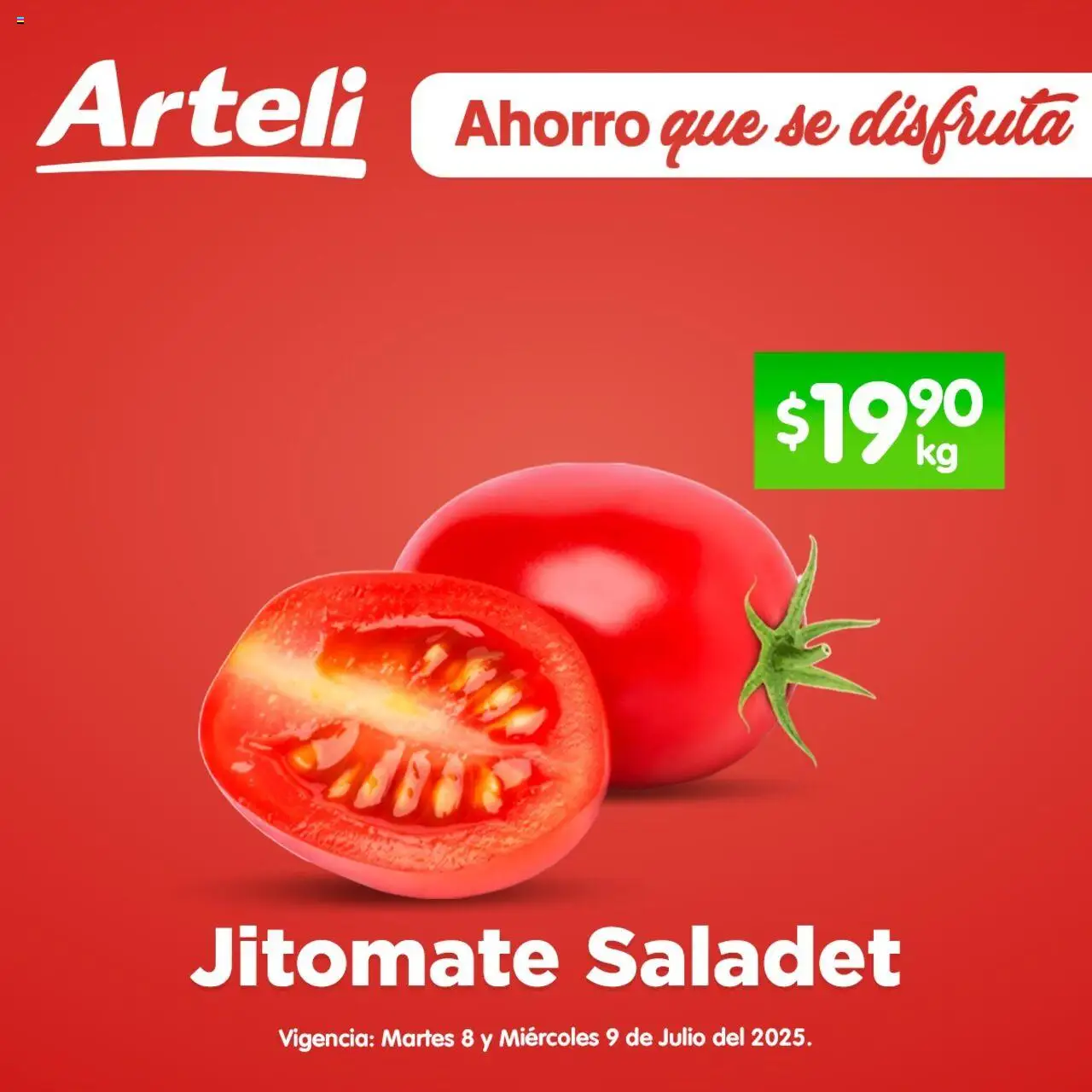 Nuevas ofertas de Arteli válidas en toda la República Mexicana desde el 08.07.2025. ¡Encuentra las mejores ofertas en Arteli folleto Frutas! | Página: 1
