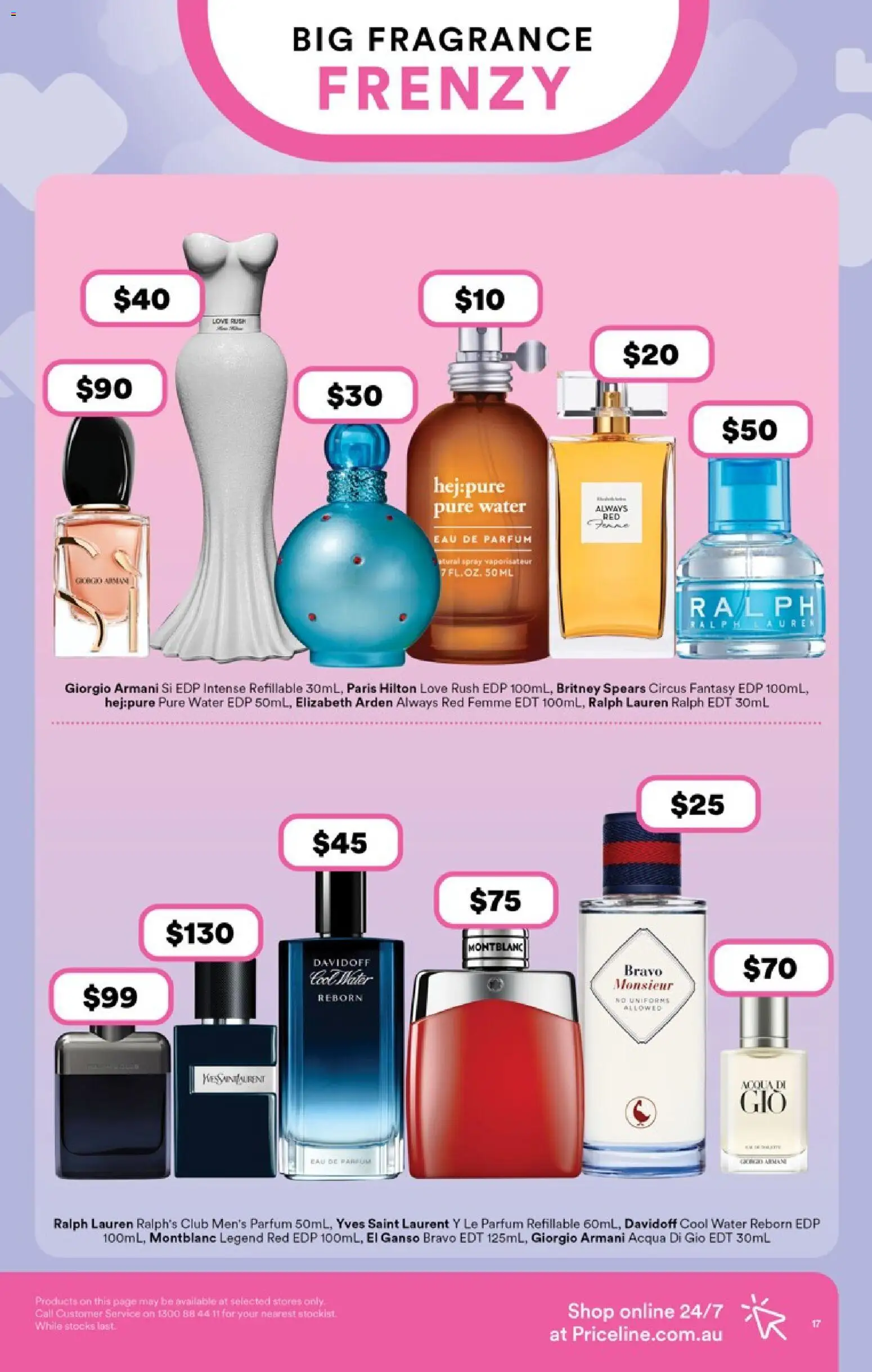 Priceline Pharmacy catalogue - valid from 19.02.2026 | Page: 17 | Products: Fragrance, Water