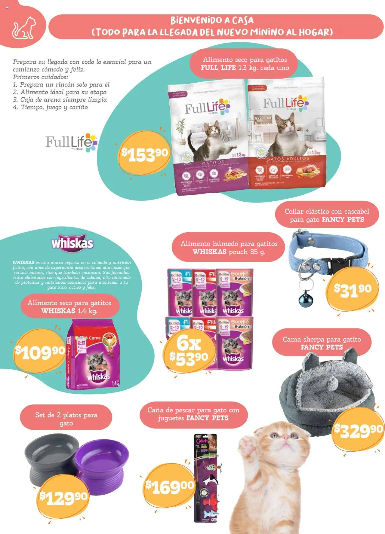 Nuevas ofertas de Soriana válidas en toda la República Mexicana desde el 14.08.2025. ¡Encuentra las mejores ofertas en Soriana - Especial Mascotas Híper Nacional! | Página: 14 | Productos: Juego, Cama, Collar, Caja