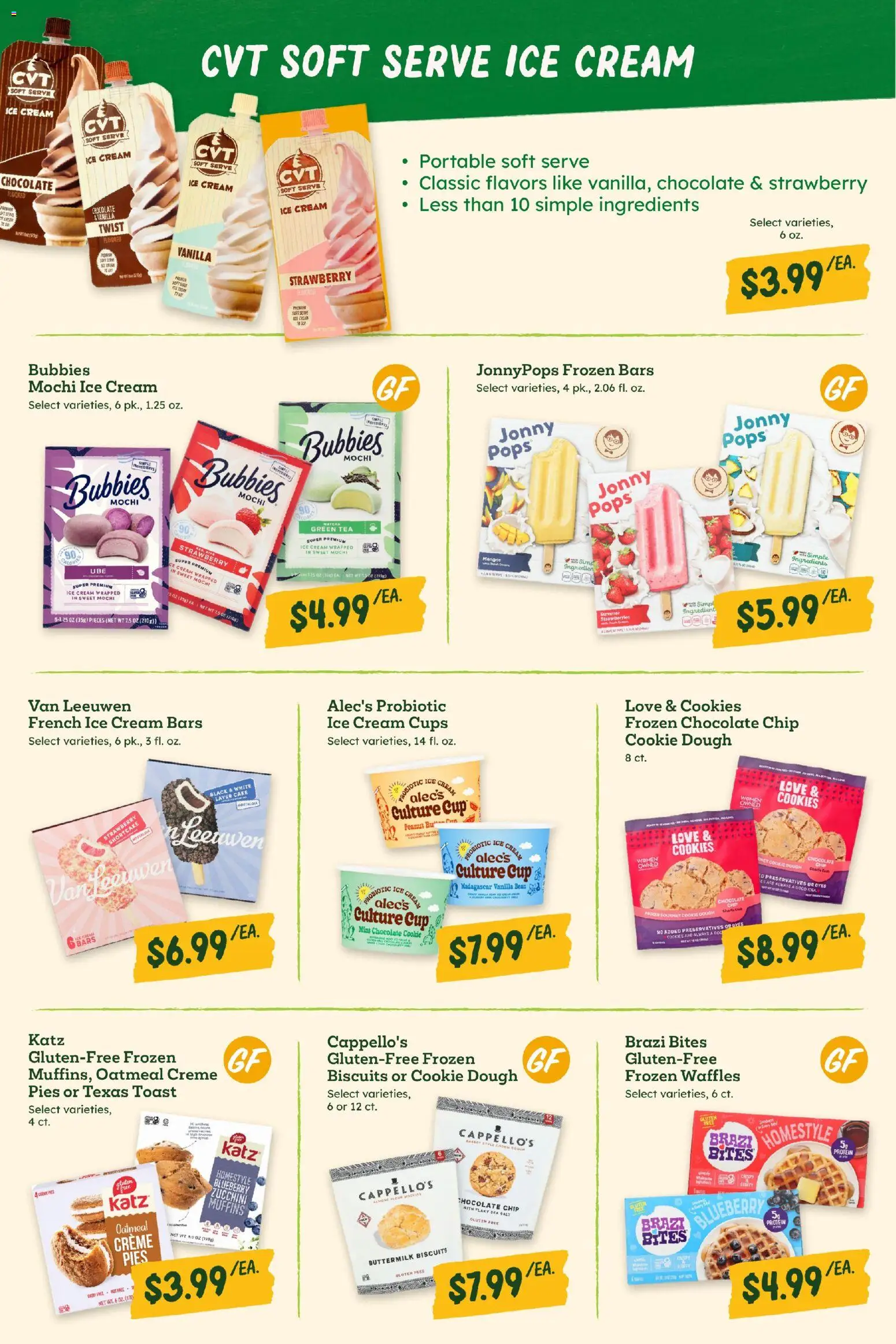 Sprouts Monthly Ad - valid from 29.04.2026 | Page: 21 | Products: Green Tea, Cream, Salt, Chocolate Chip