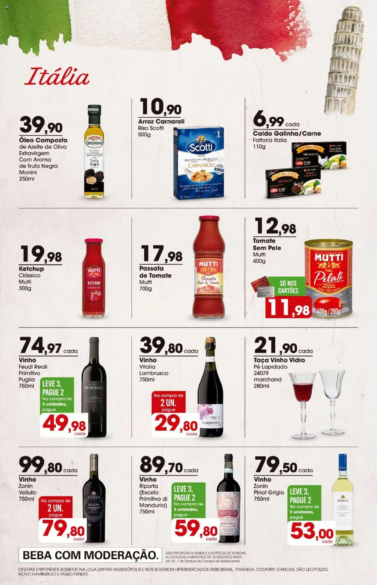 Zaffari Folheto - válido de 07.08.2025 | Página: 3 | Produtos: Óleo, Vinho, Ketchup, Azeite
