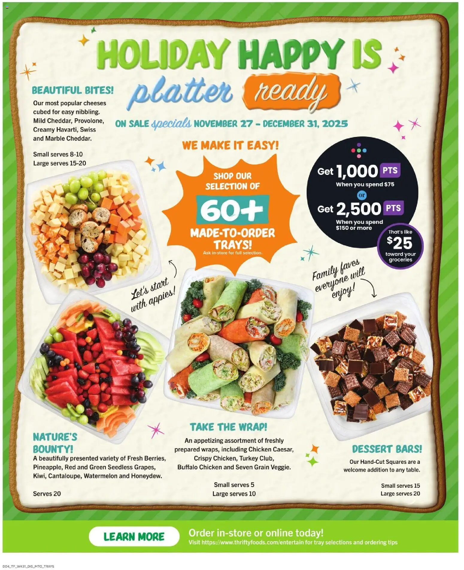 Thrifty Foods flyer valid from 27.11.2025 | Page: 12 | Products: Turkey, Chicken