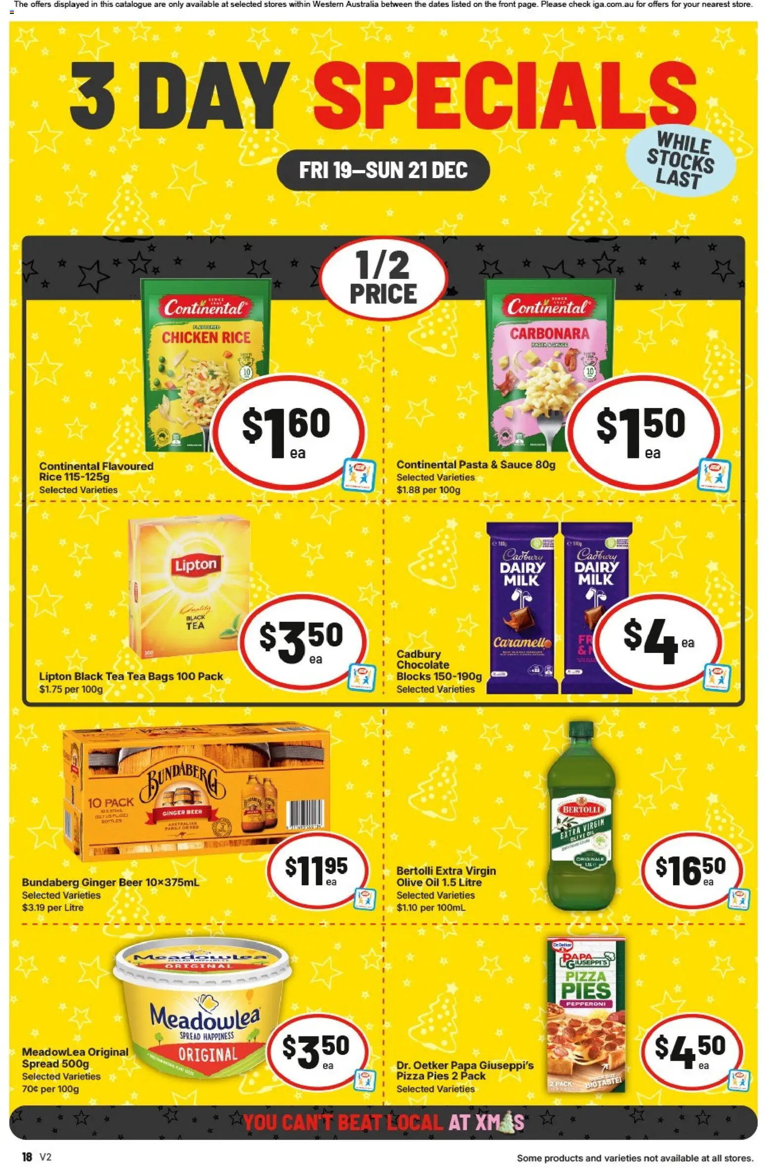 IGA catalogue - valid from 19.12.2025 | Page: 2 | Products: Milk, Dairy, Beer, Rice