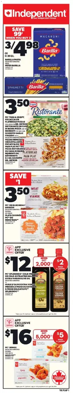 Preview of Independent Grocer weekly flyer / circulaire from shop Independent Grocer valid from 07.08.2025