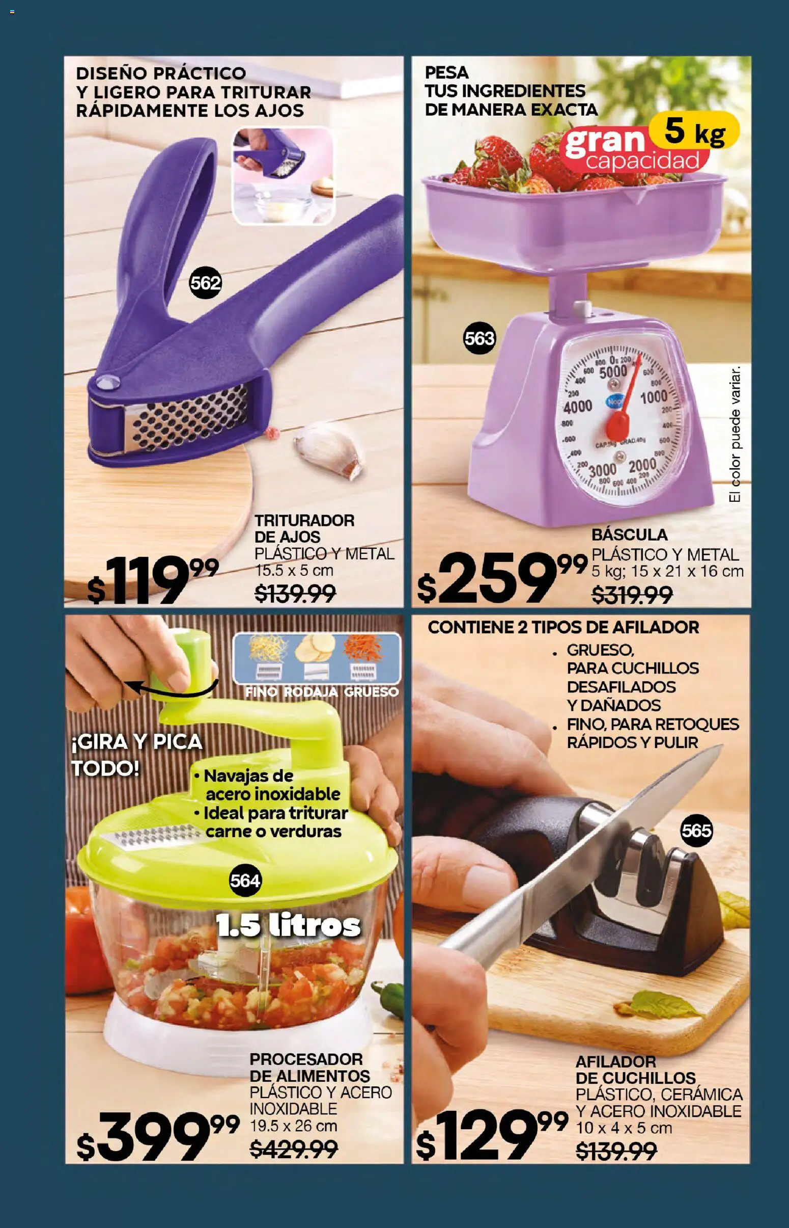 Nuevas ofertas de Fuller válidas en toda la República Mexicana desde el 07.01.2026. ¡Encuentra las mejores ofertas en Fuller campaña 20 2026! | Página: 184 | Productos: Procesador de alimentos, Pesa