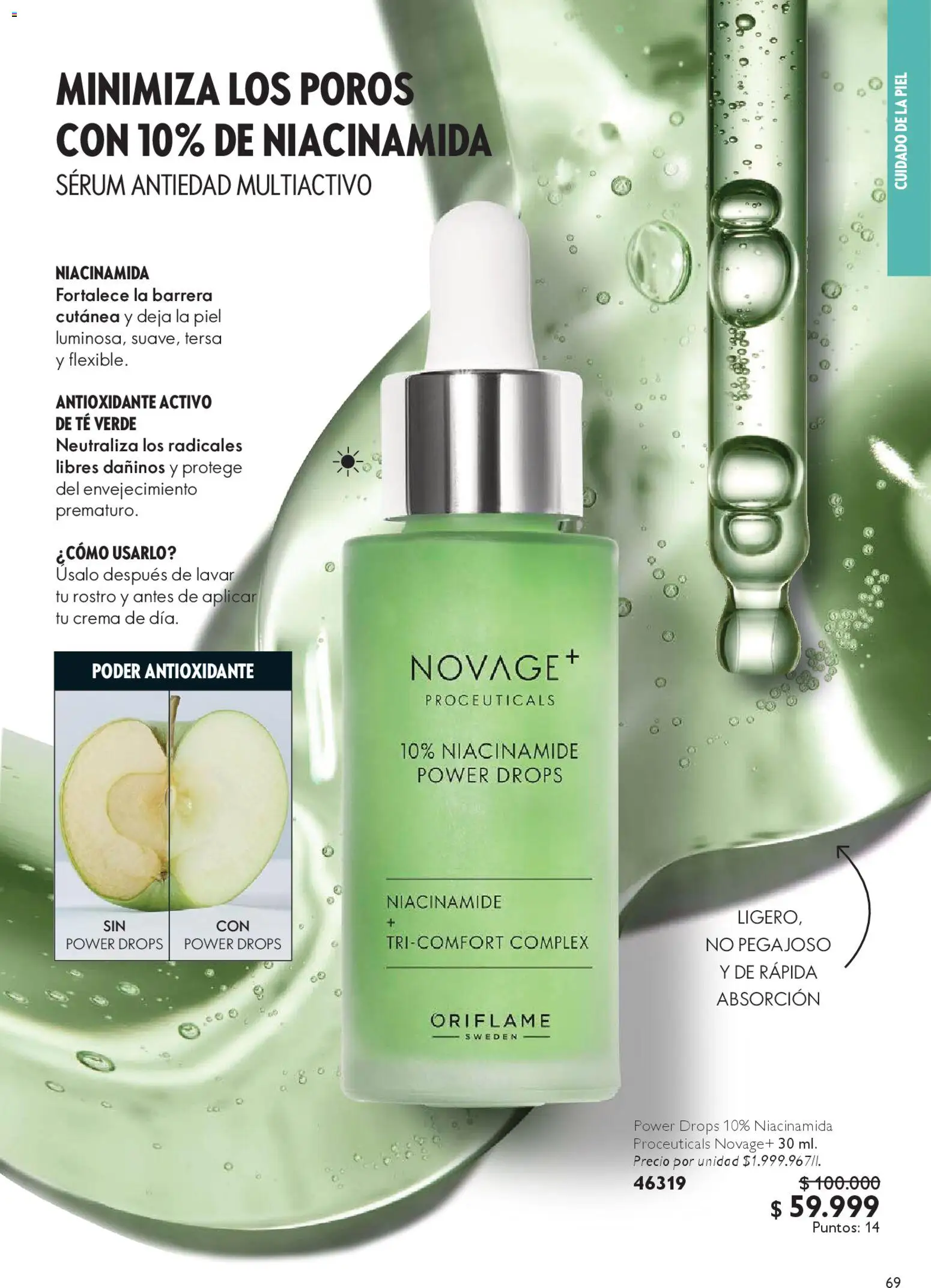 Oriflame revista - valida desde el 18.04.2026 | Página: 69 | Productos: Té, Crema, Serum