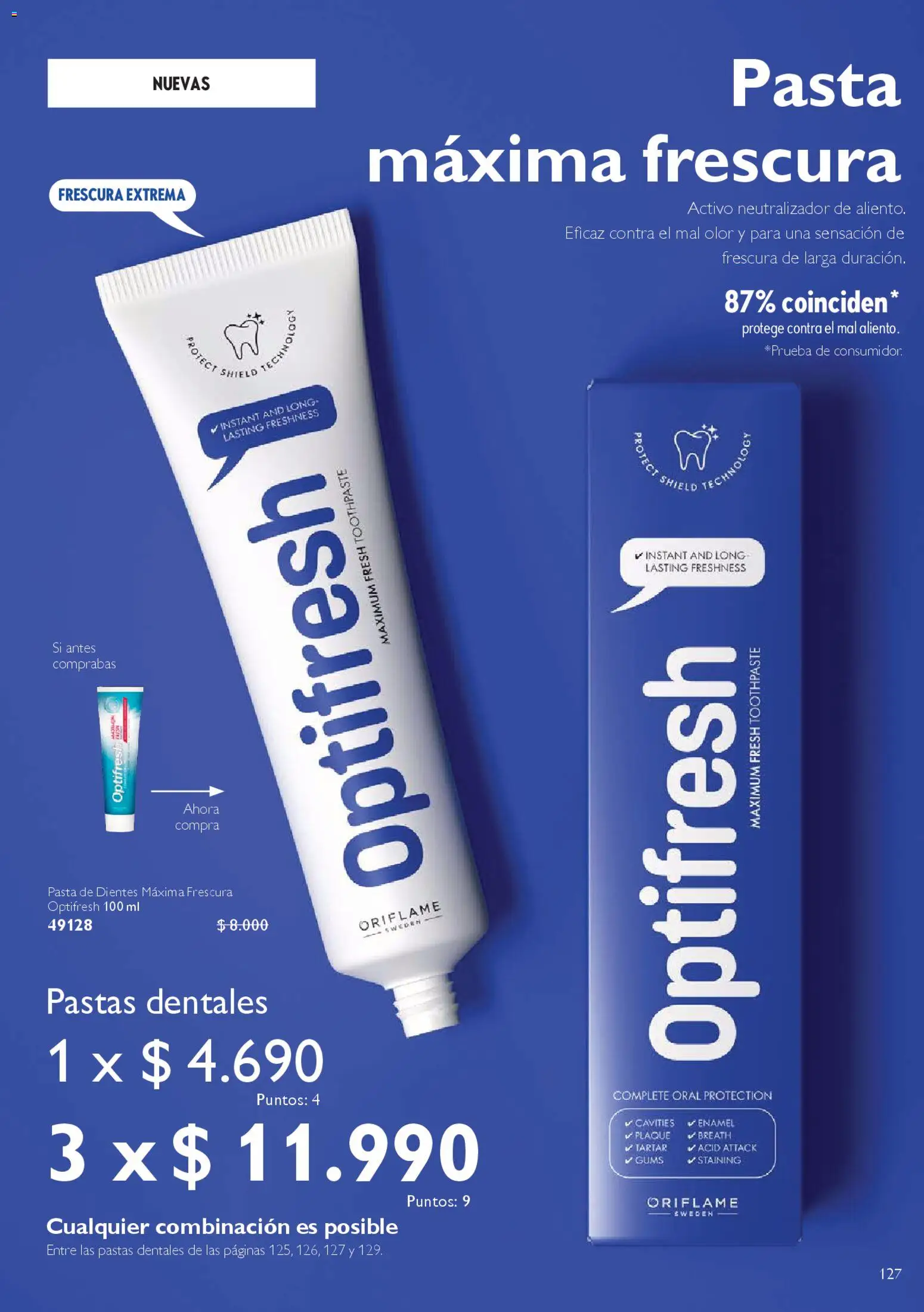 Oriflame ofertas  │ válido desde el 28.03.2026 | Página: 127 | Productos: Pasta