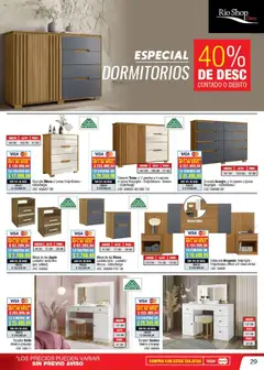 Vista previa Río Shop Deco catálogo válido desde el 01.10.2025 | Página: 29 | Productos: Mesa de luz, Mesa