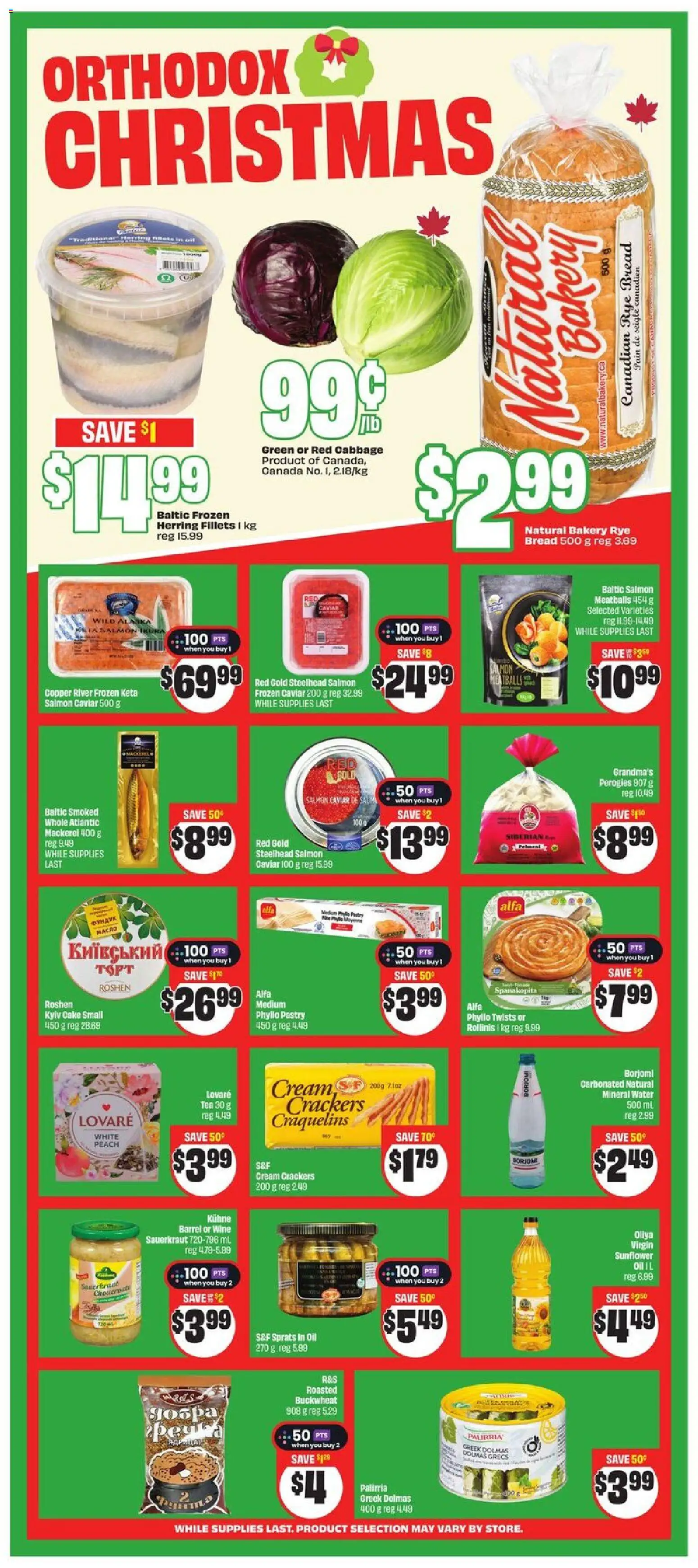 FreshCo flyer valid from 01.01.2026 | Page: 8 | Products: Tea, Bakery, Oil, Bread
