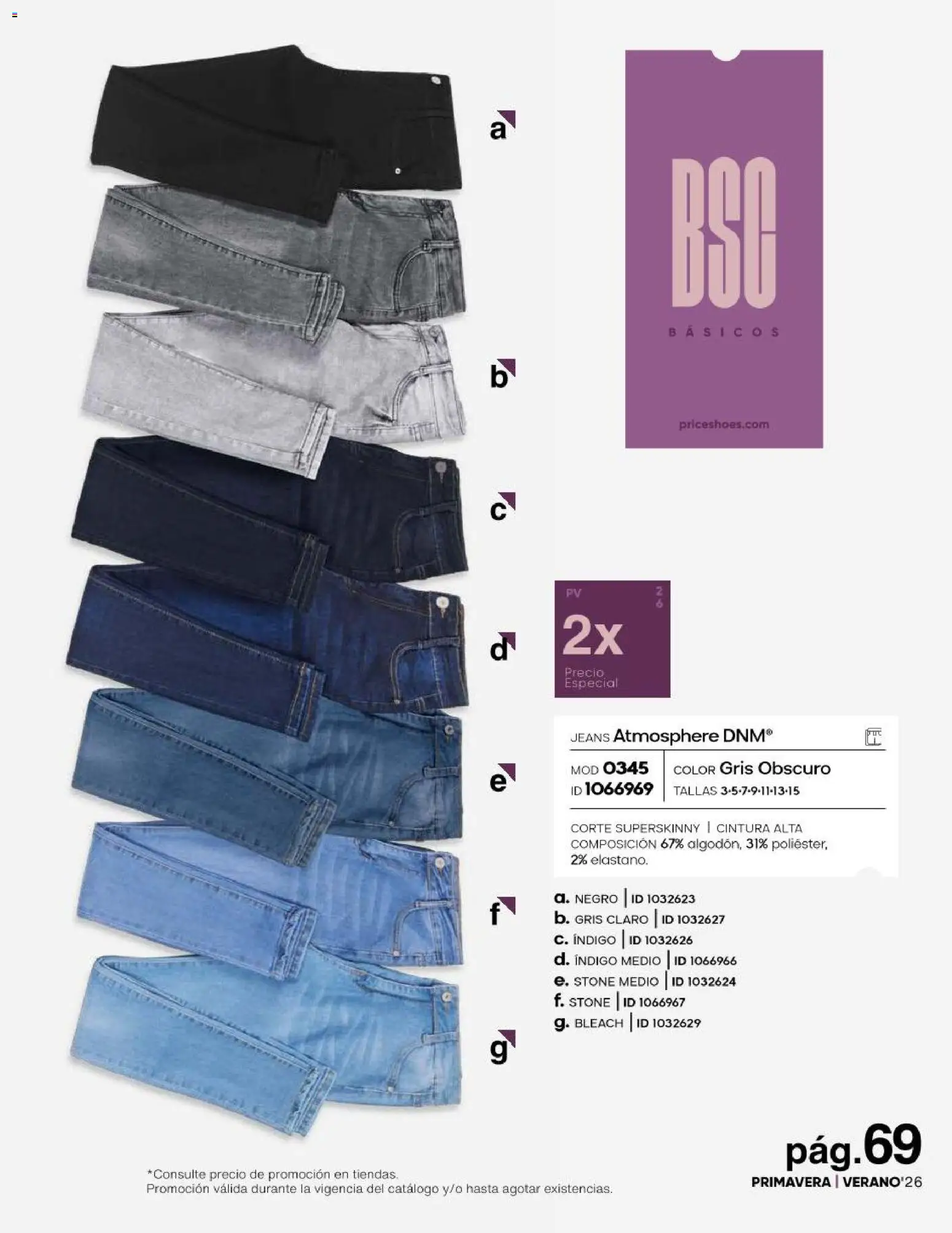 Nuevas ofertas de Price Shoes válidas en toda la República Mexicana desde el 05.02.2026. ¡Encuentra las mejores ofertas en Price Shoes catálogo Collection básicos! | Página: 69