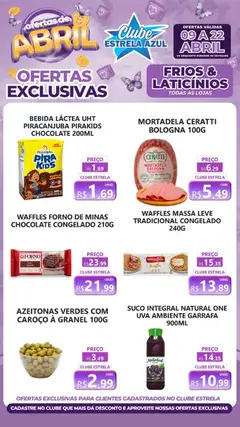 Estrela Azul ofertas Clube Frios - Pré-Visualização do folheto da loja Estrela Azul, válido de 09.04.2026