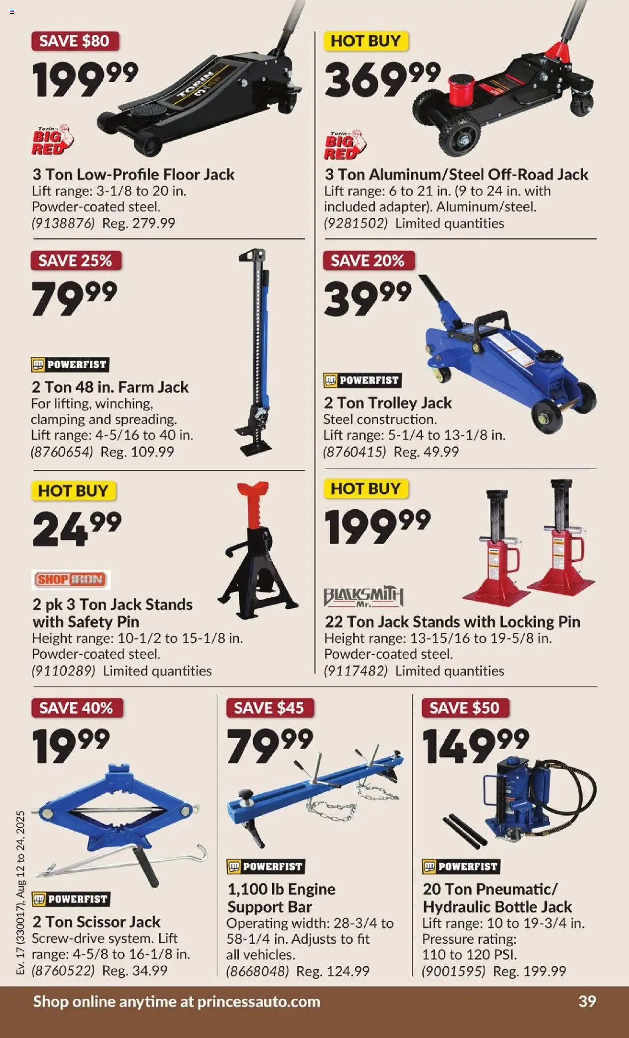 Princess Auto flyer valid from 12.08.2025 | Page: 43