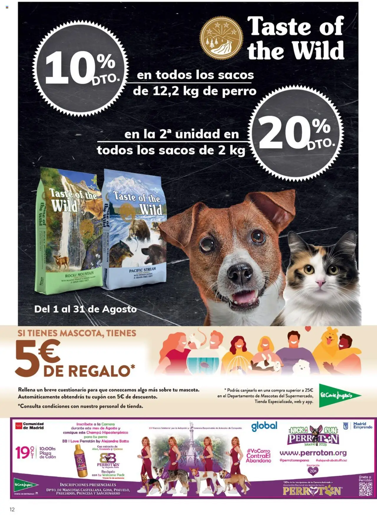Nuevas ofertas de El Corte Inglés válidas en toda la República Mexicana desde el 01.08.2025. ¡Encuentra las mejores ofertas en El Corte Inglés - Catálogo Mascotas Agosto! | Página: 12 | Productos: Champú, Sobre
