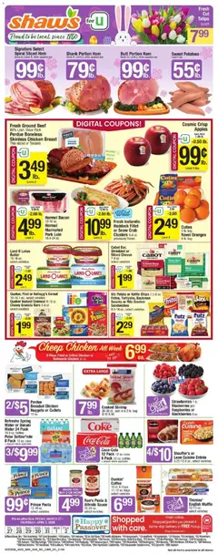 Preview of Shaw's weekly ads valid from 27.03.2026