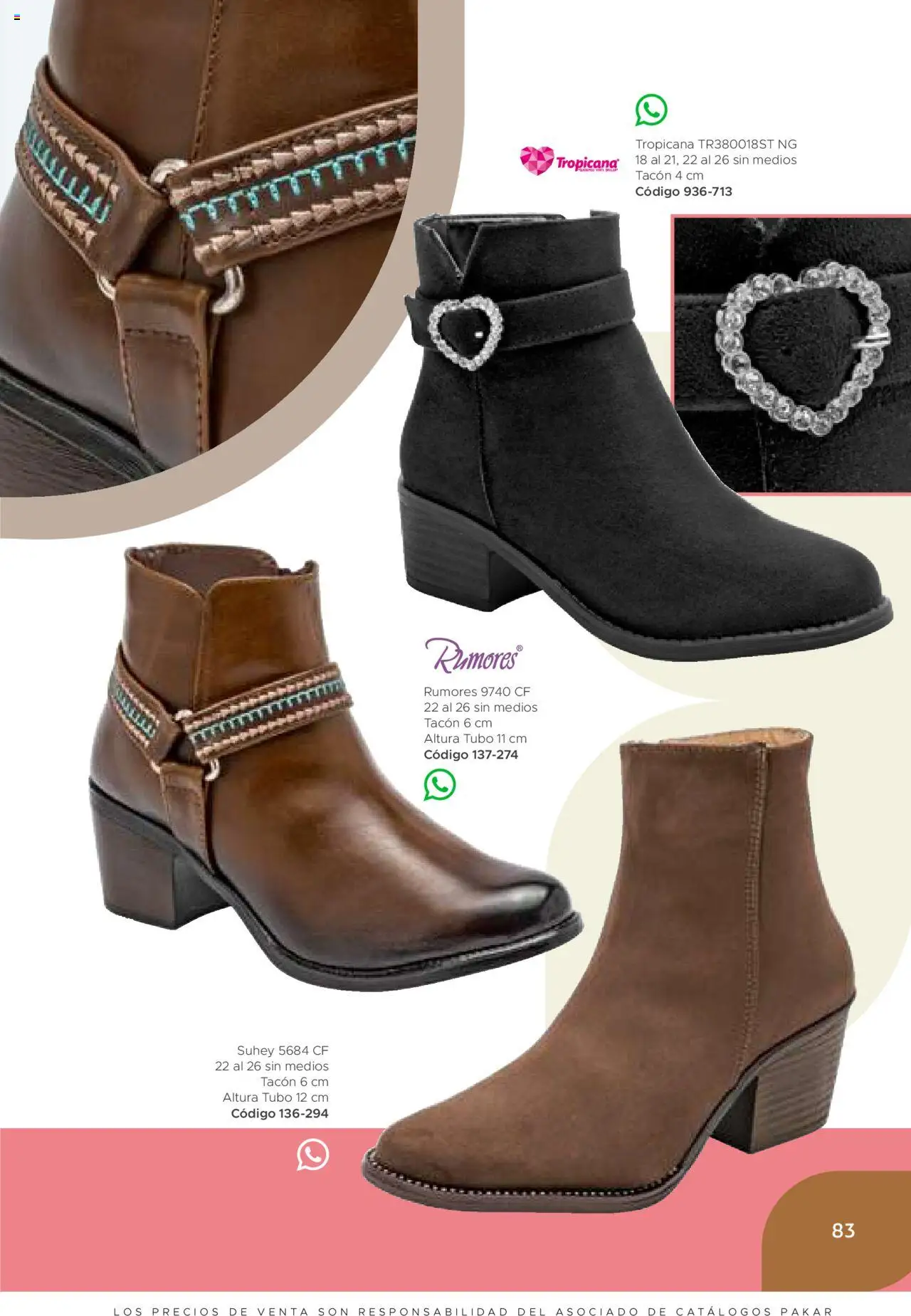 Nuevas ofertas de SC Pakar válidas en toda la República Mexicana desde el 24.07.2025. ¡Encuentra las mejores ofertas en SC Pakar - Catálogo Bota! | Página: 83