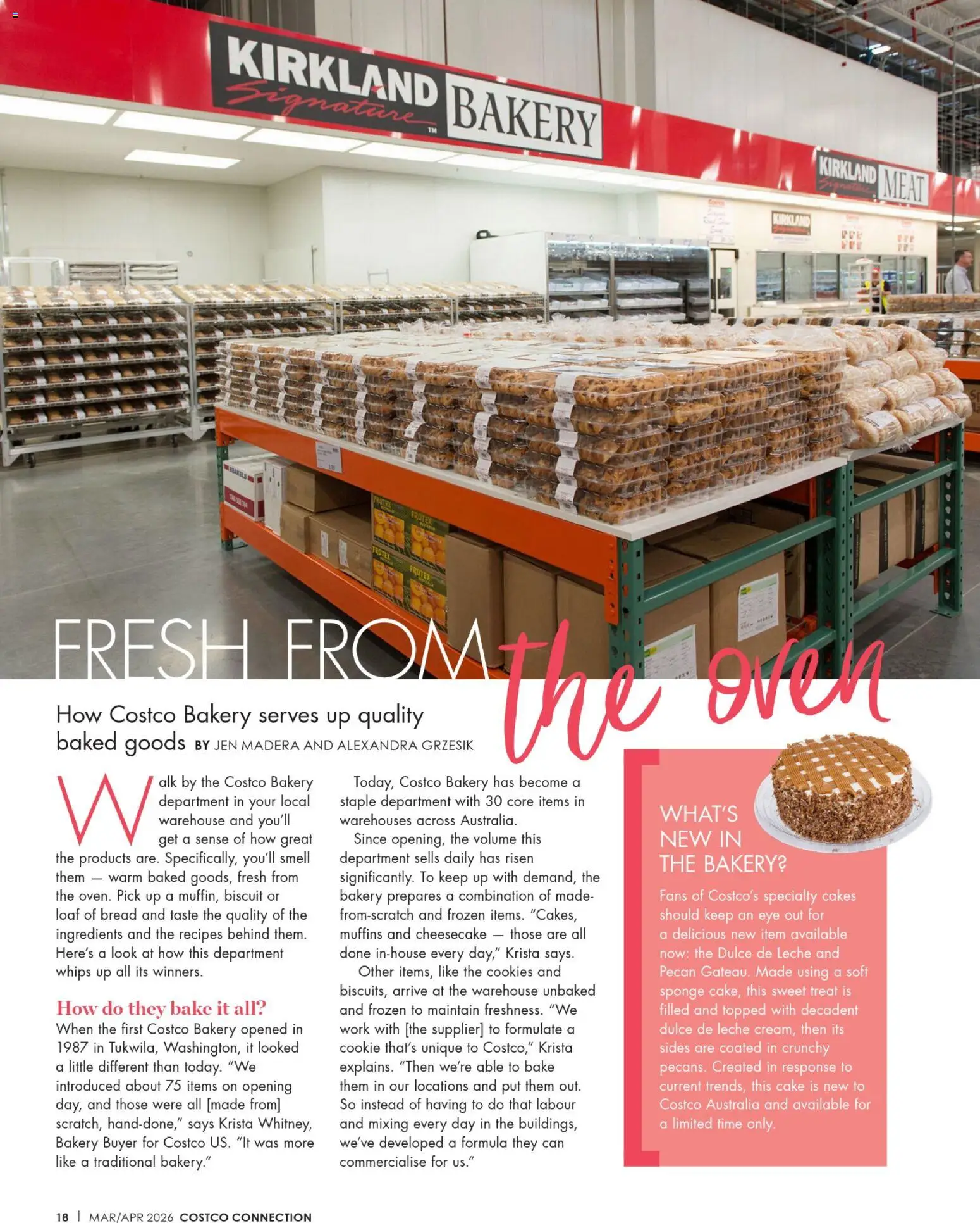 Costco catalogue - valid from 01.03.2026 | Page: 18 | Products: Bread, Meat, Sponge, Bakery