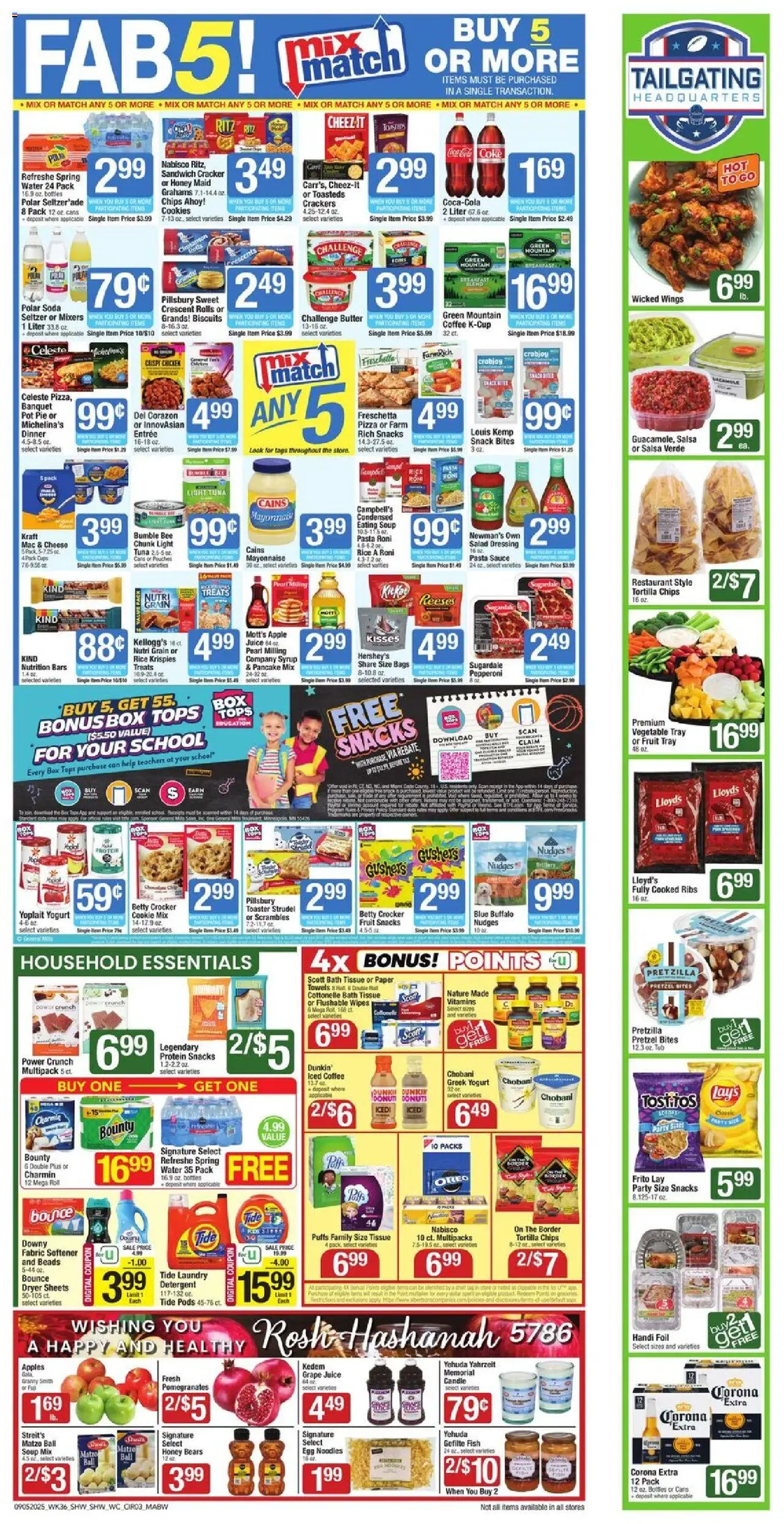 Shaw's Weekly Ad - valid from 05.09.2025 | Page: 3 | Products: Toaster, Butter, Mayonnaise, Chocolate Chip