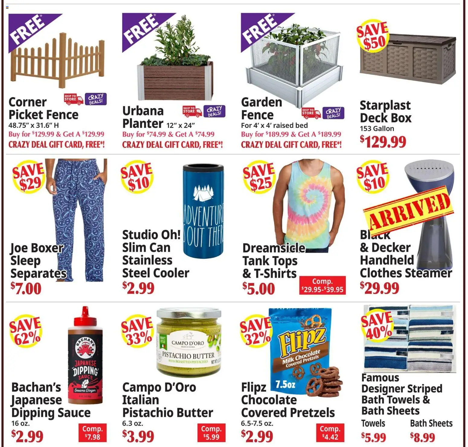 Ocean State Job Lot Ad - valid from 19.02.2026 | Page: 4 | Products: Bed, Box, Bath, Milk