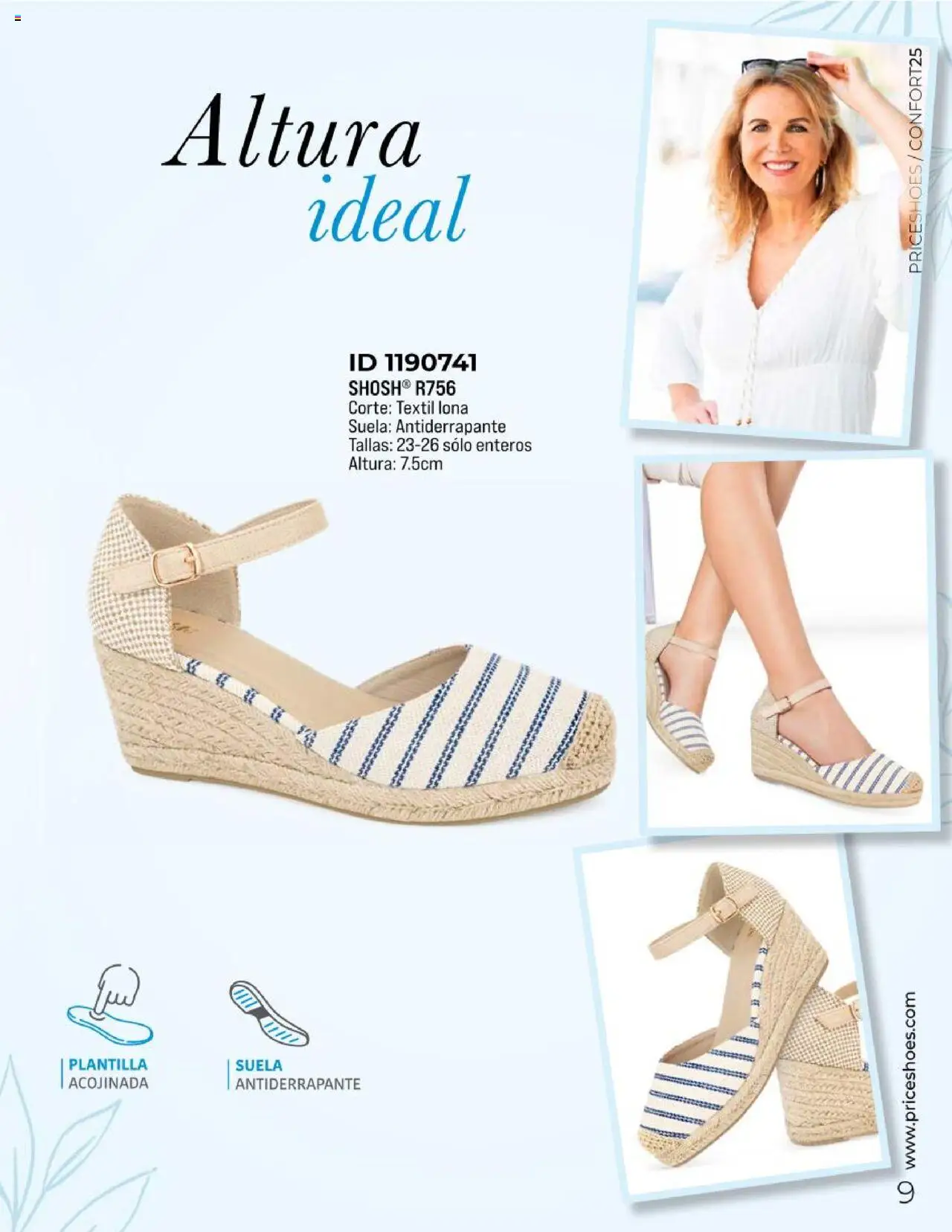 Nuevas ofertas de Price Shoes válidas en toda la República Mexicana desde el 10.02.2025. ¡Encuentra las mejores ofertas en Price Shoes catálogo Confort! | Página: 9 | Productos: Lona