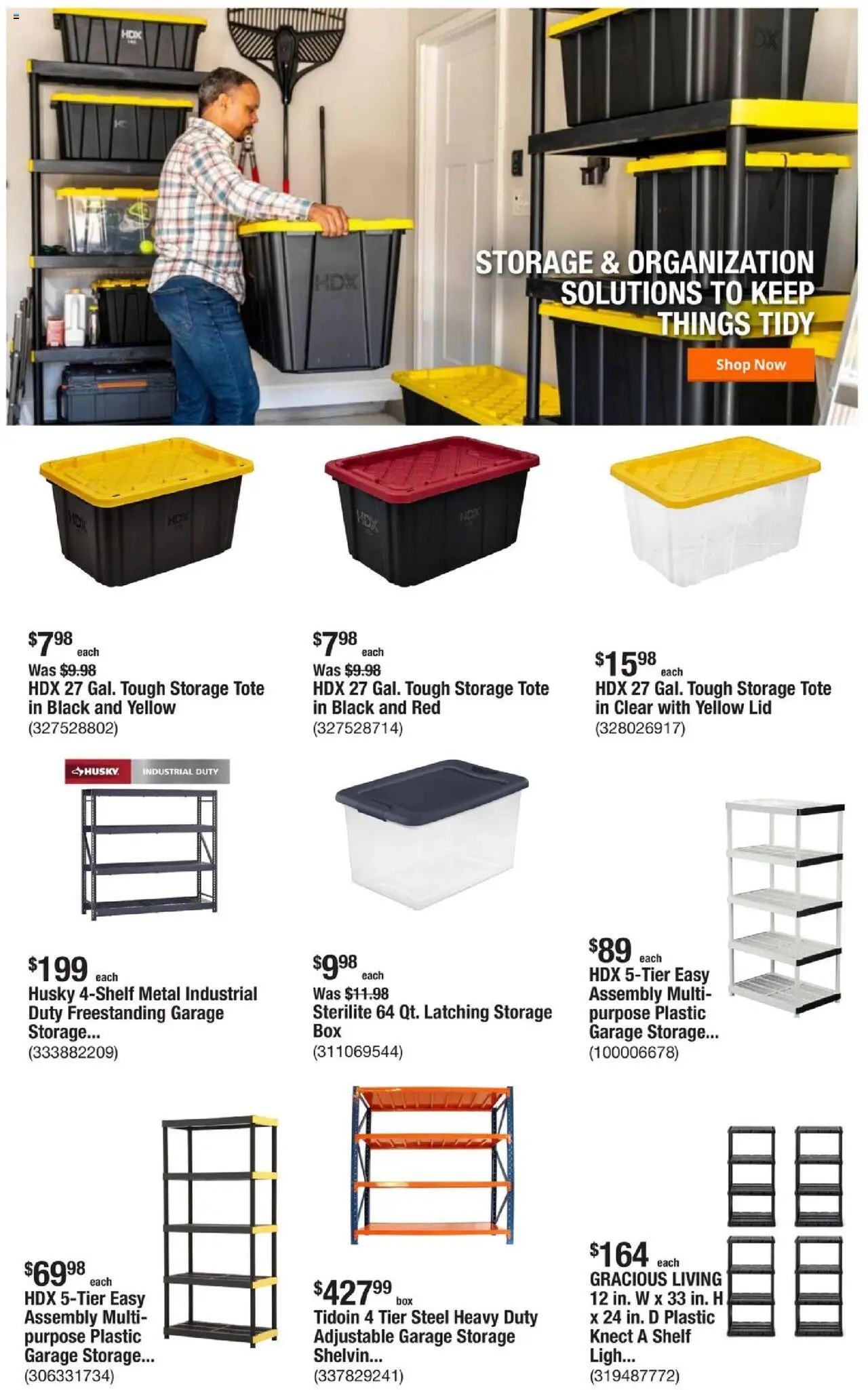 Home Depot Weekly Ad - FL - valid from 18.09.2025 | Page: 9 | Products: Shelf