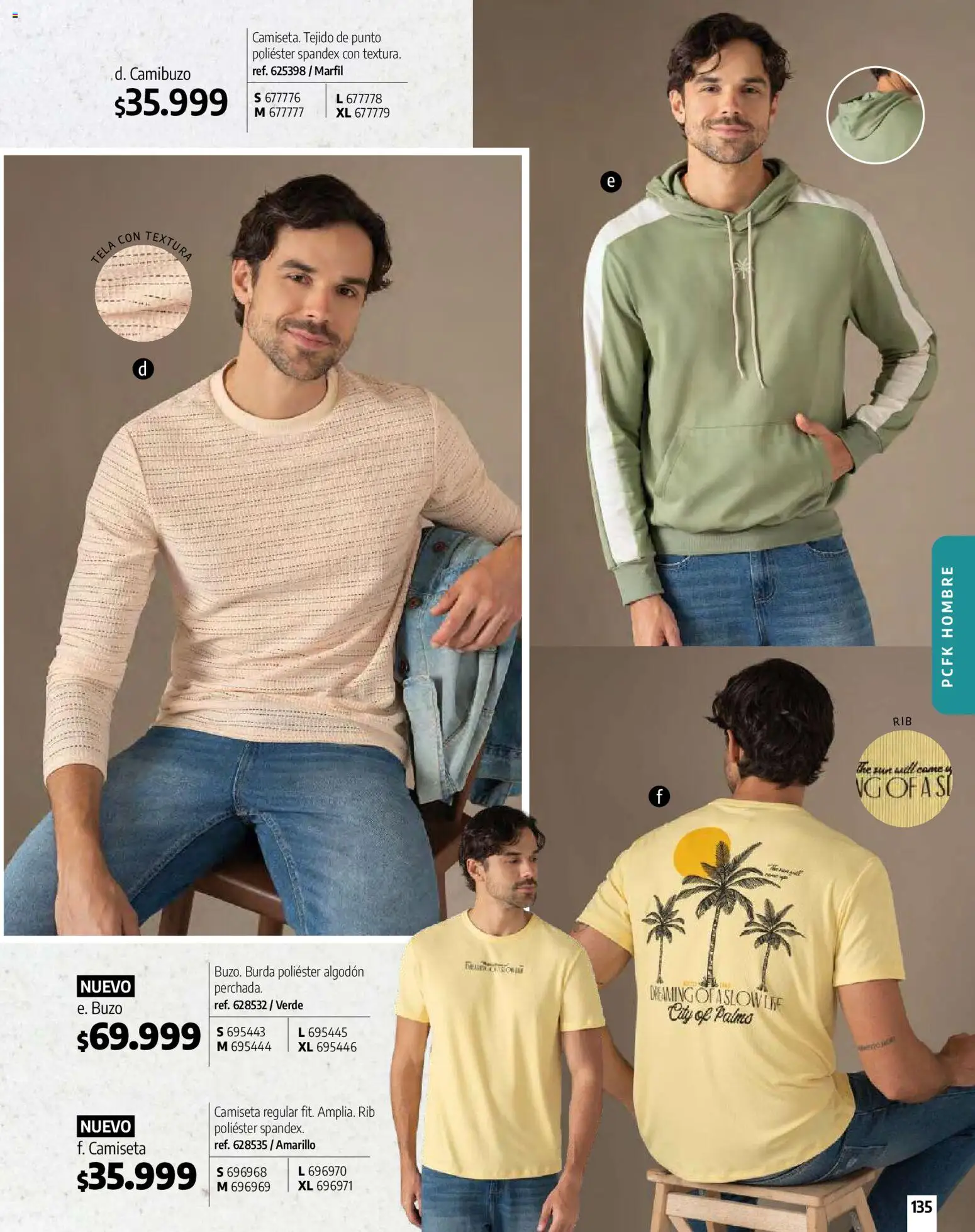 Pacifika revista - valida desde el 01.01.2026 | Página: 135 | Productos: Algodón, Buzo, Camiseta