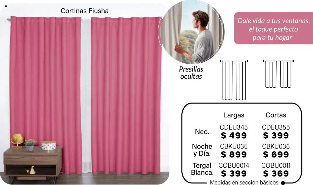 Nuevas ofertas de Colchas Concord válidas en toda la República Mexicana desde el 01.08.2025. ¡Encuentra las mejores ofertas en Colchas Concord - Catálogo! | Página: 285 | Productos: Cortinas