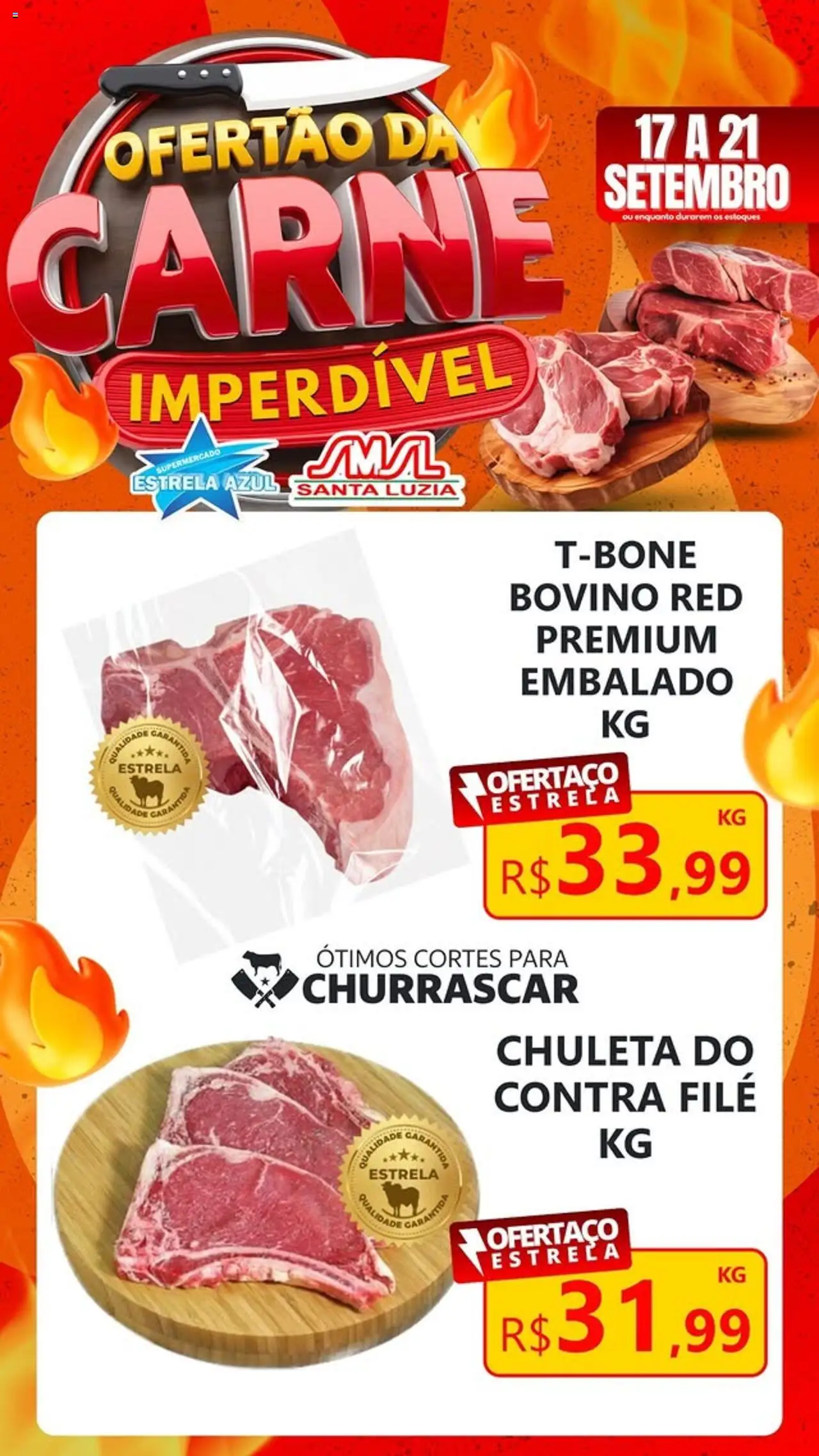 Estrela Azul Folheto - válido de 17.09.2025 | Página: 3 | Produtos: Contra filé, Carne