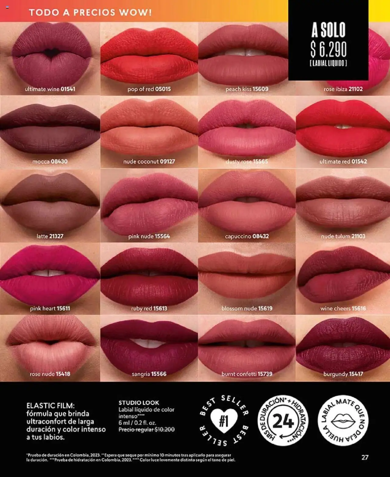 Catálogo CyZone Campaña 14 │ válido desde el 31.08.2025 | Página: 27 | Productos: Labial