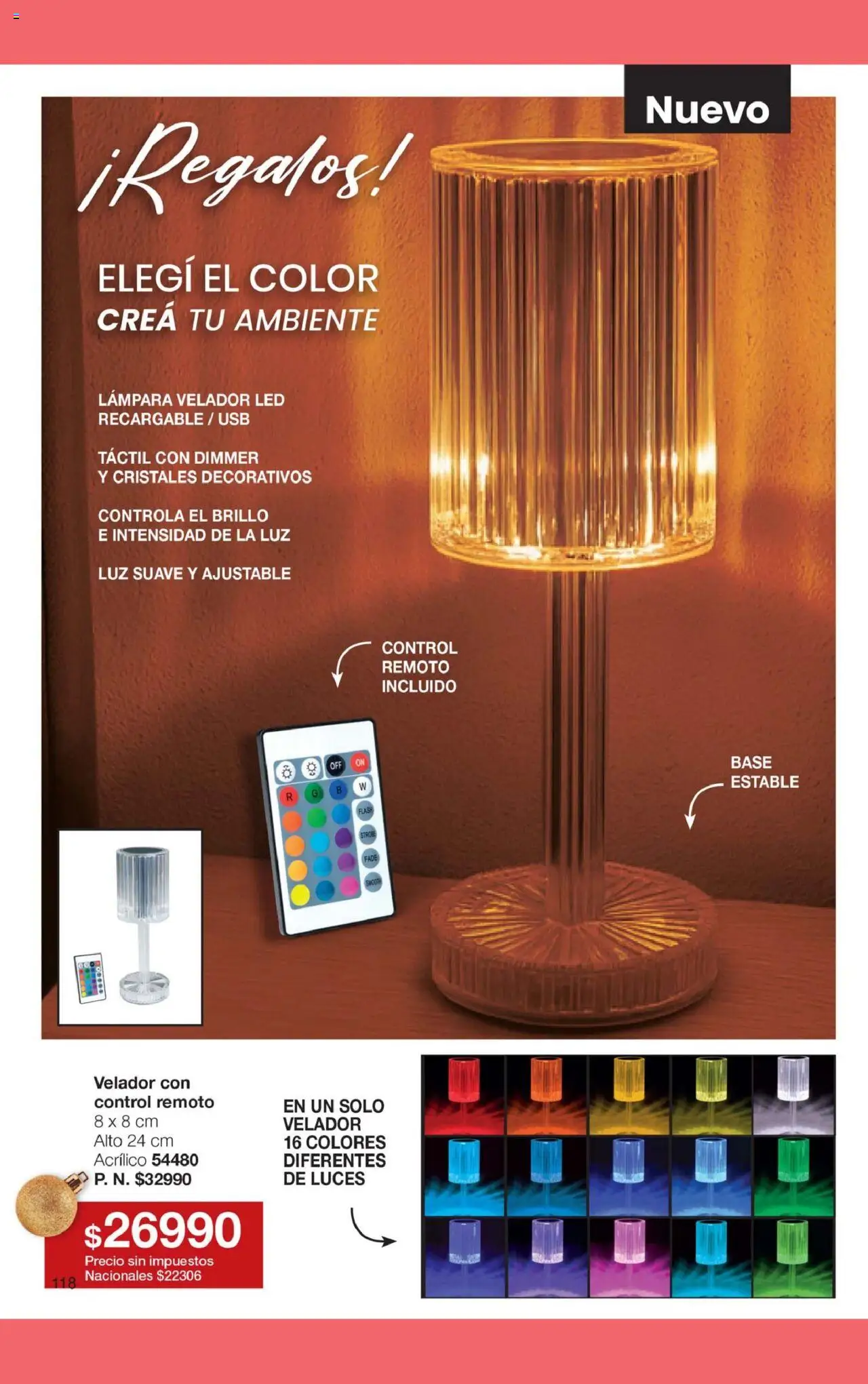 Gigot catálogo │ válido desde el 01.11.2025 | Página: 124 | Productos: Usb, Velador, Brillo, Control remoto