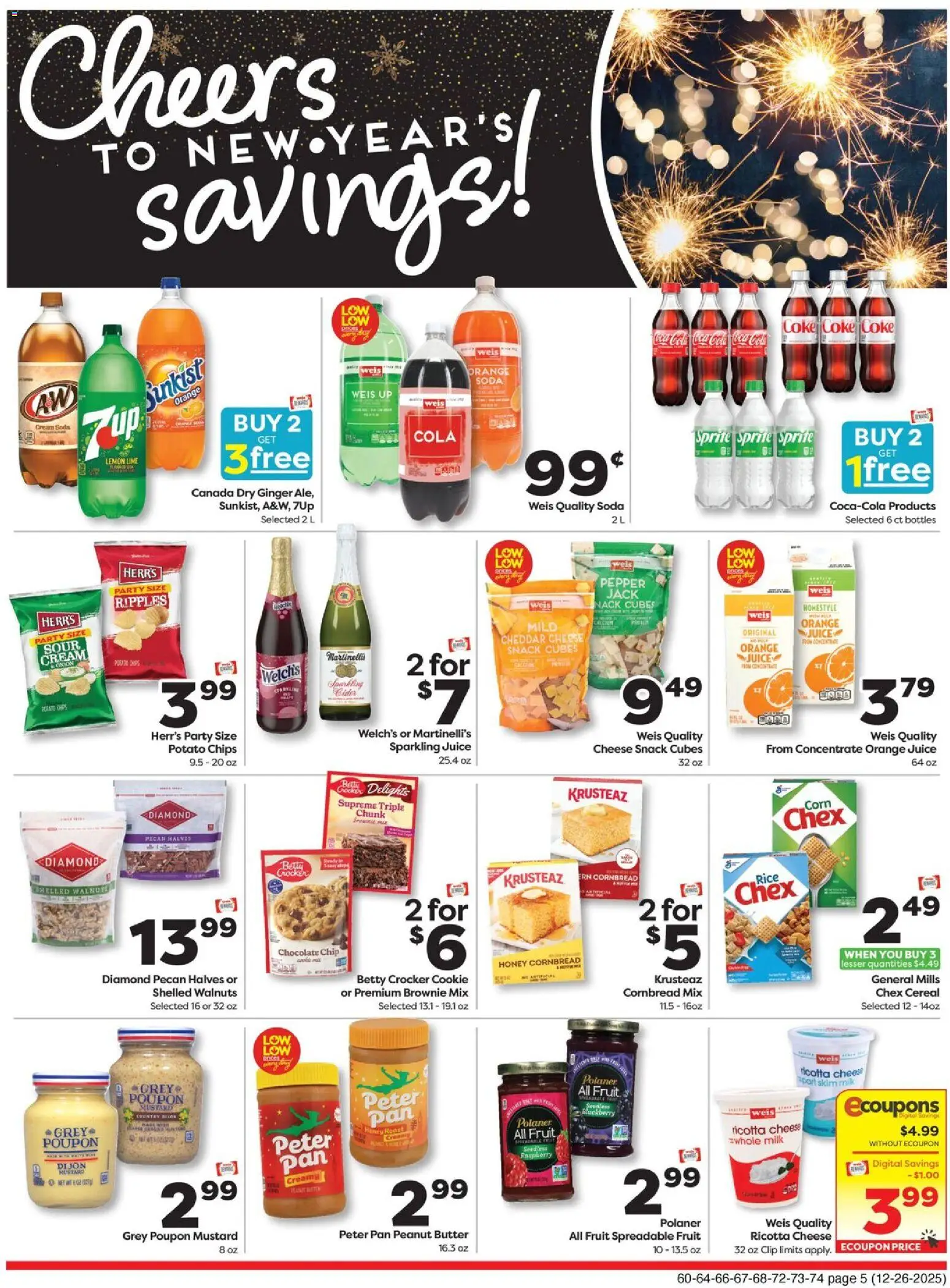 Weis Weekly Circular - MD - valid from 26.12.2025 | Page: 5 | Products: Clip, Chocolate, Cream, Lime